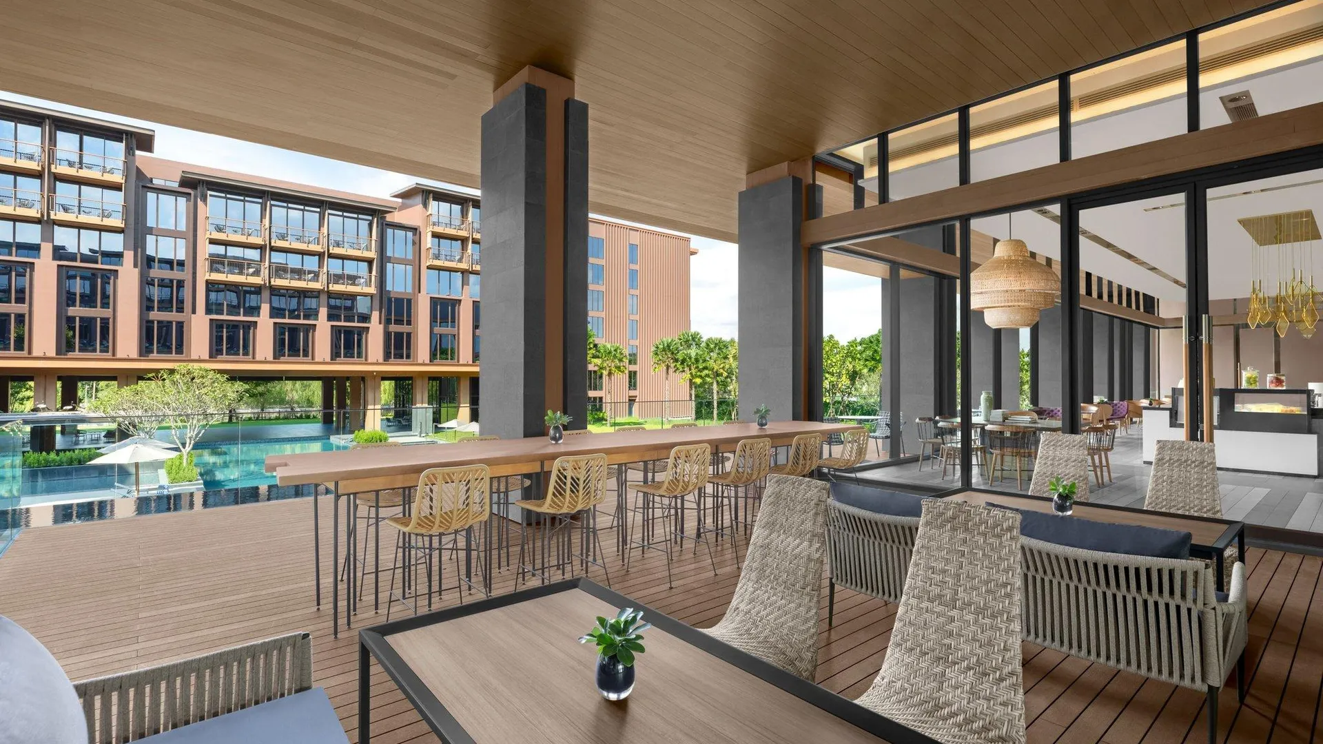 방콕 코트야드 바이 메리어트 방콕 수완나품 에어포트 4성급 호텔 레스토랑