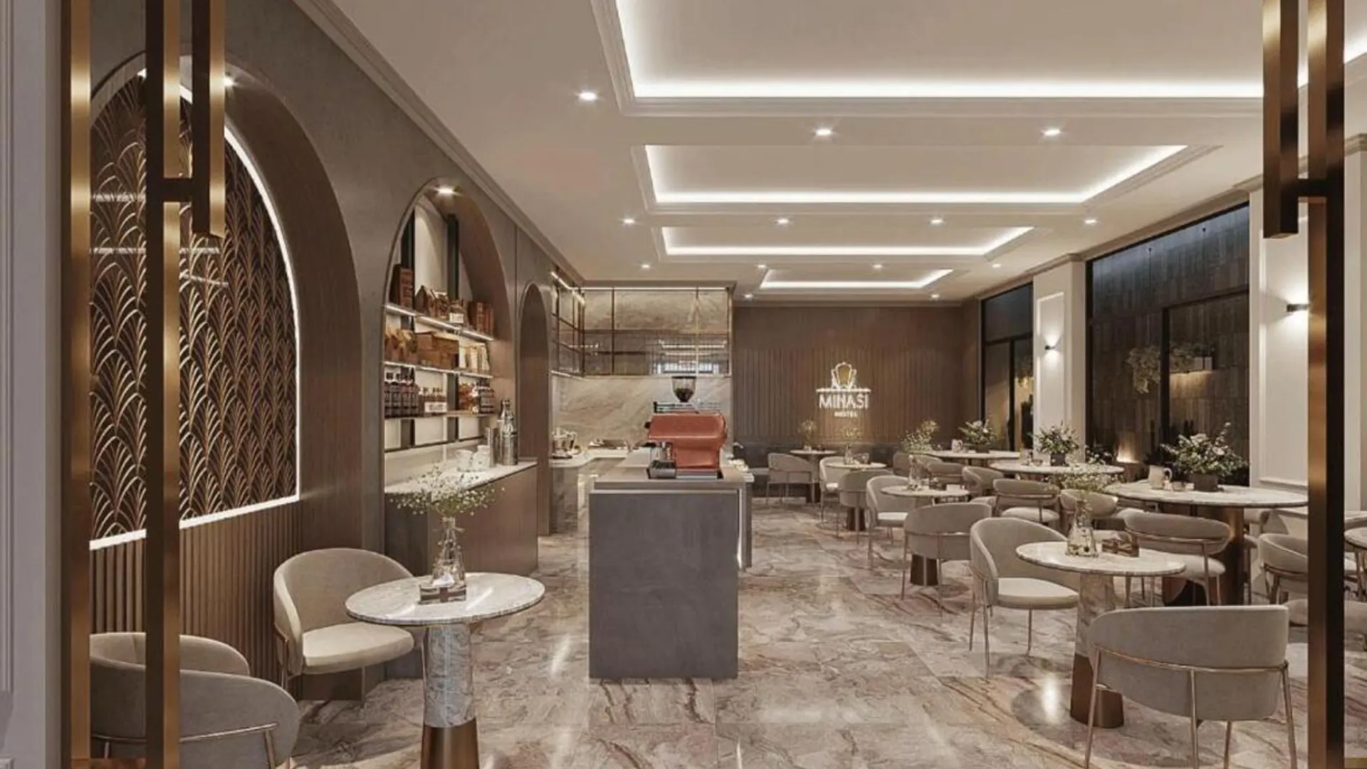 하노이 미나시 그랜드 호텔 4성급 호텔 레스토랑