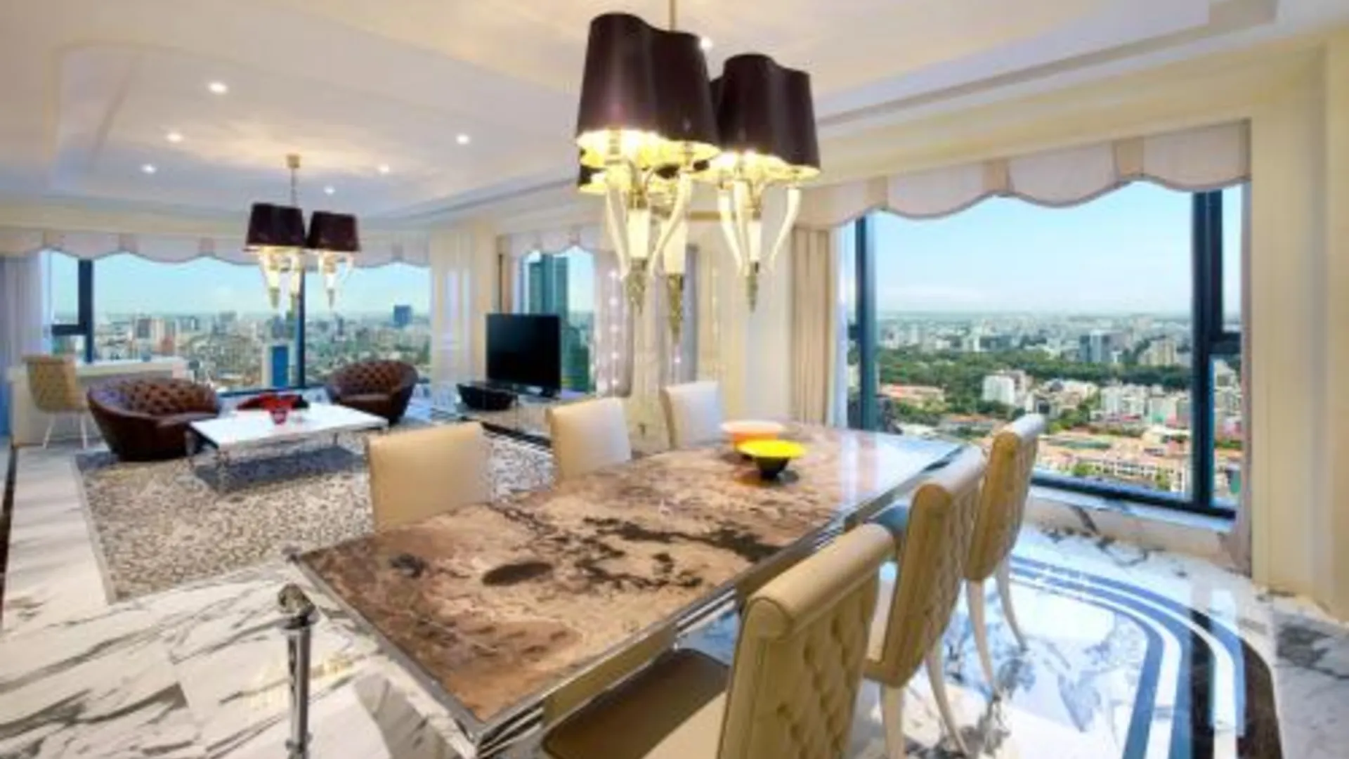 호치민 더 레버리 사이공 5성급 호텔 로비