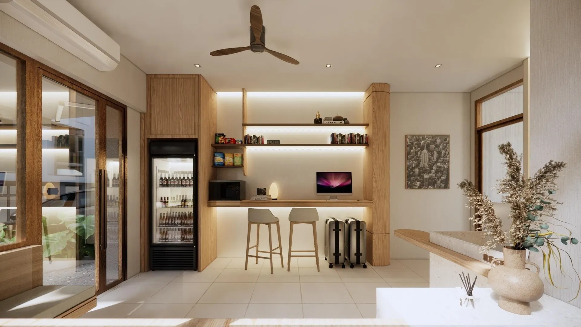 방콕 더 피프스 레지던스 호텔 3성급 호텔 로비