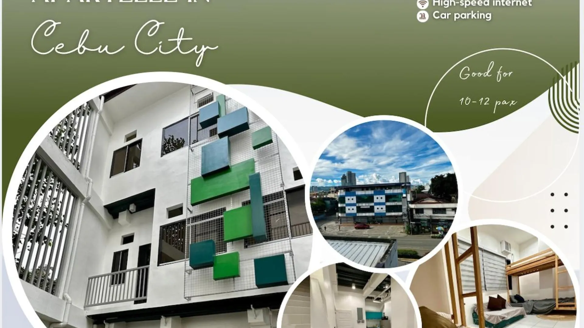 세부 사파테라의 프라이빗 하우스 (m², 침실 3개, 프라이빗 욕실 4개) 2성급 싱글룸 객실