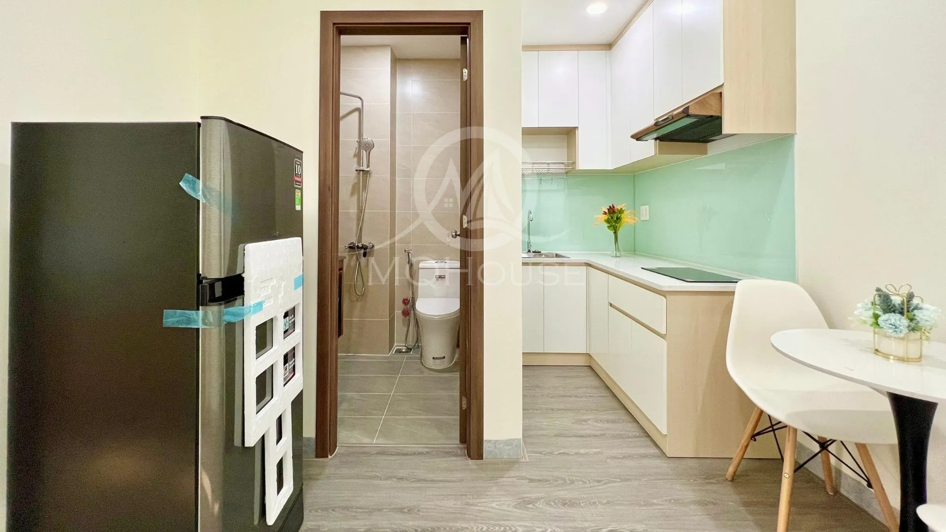 호치민 푸뉴언의 아파트먼트 (45m², 침실 1개, 프라이빗 욕실 1개) 4성급 싱글룸 로비