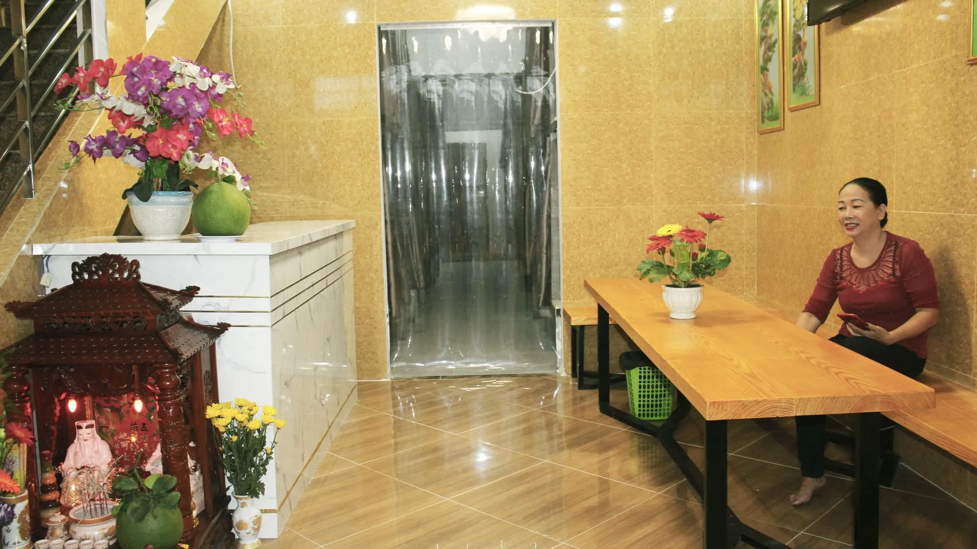 호치민 사이공 시티 센터 1성급 호텔 외관