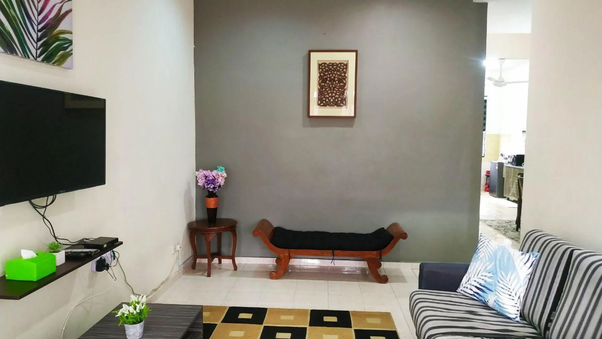 말라카 멜라카텡가의 프라이빗 하우스 (130m², 침실 3개, 프라이빗 욕실 2개) 3성급 싱글룸 객실