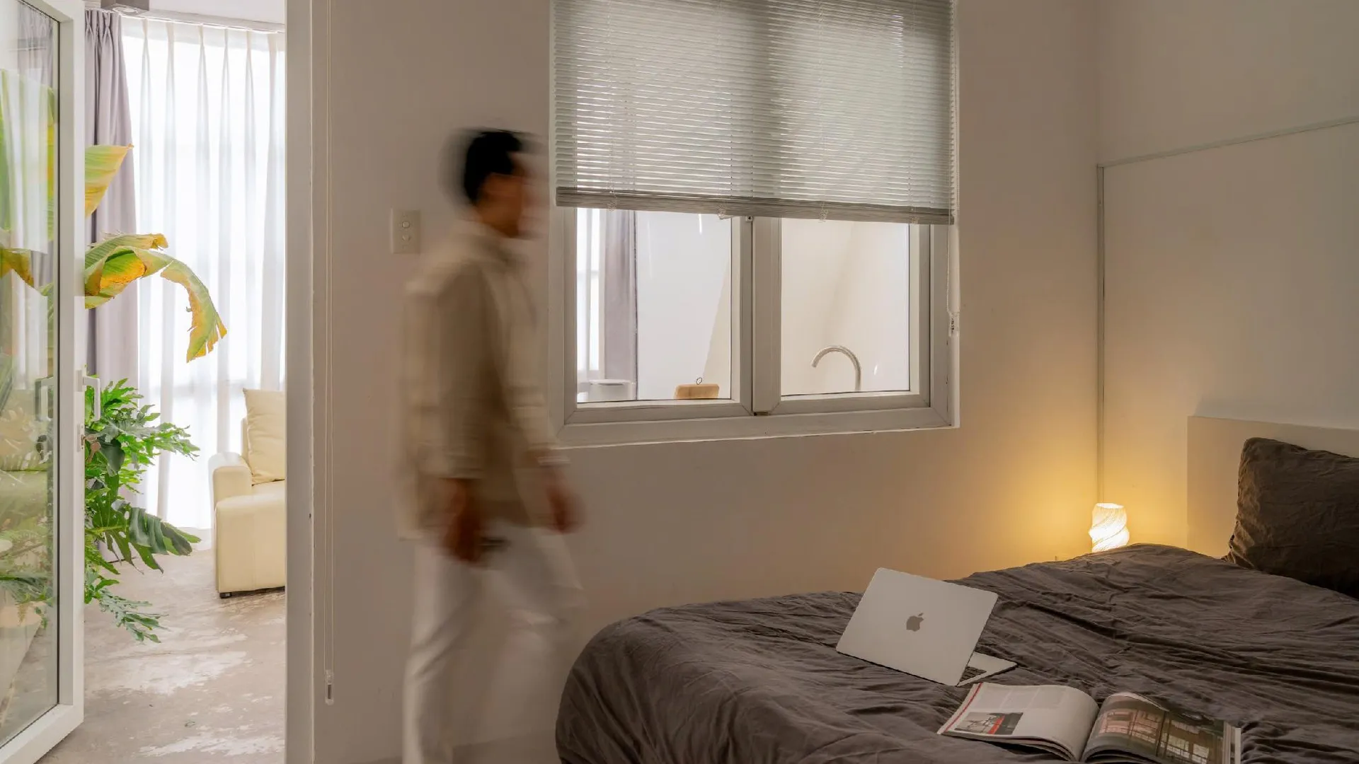 호치민 푸뉴언의 아파트먼트 (25m², 침실 1개, 프라이빗 욕실 1개) 2성급 싱글룸 전망