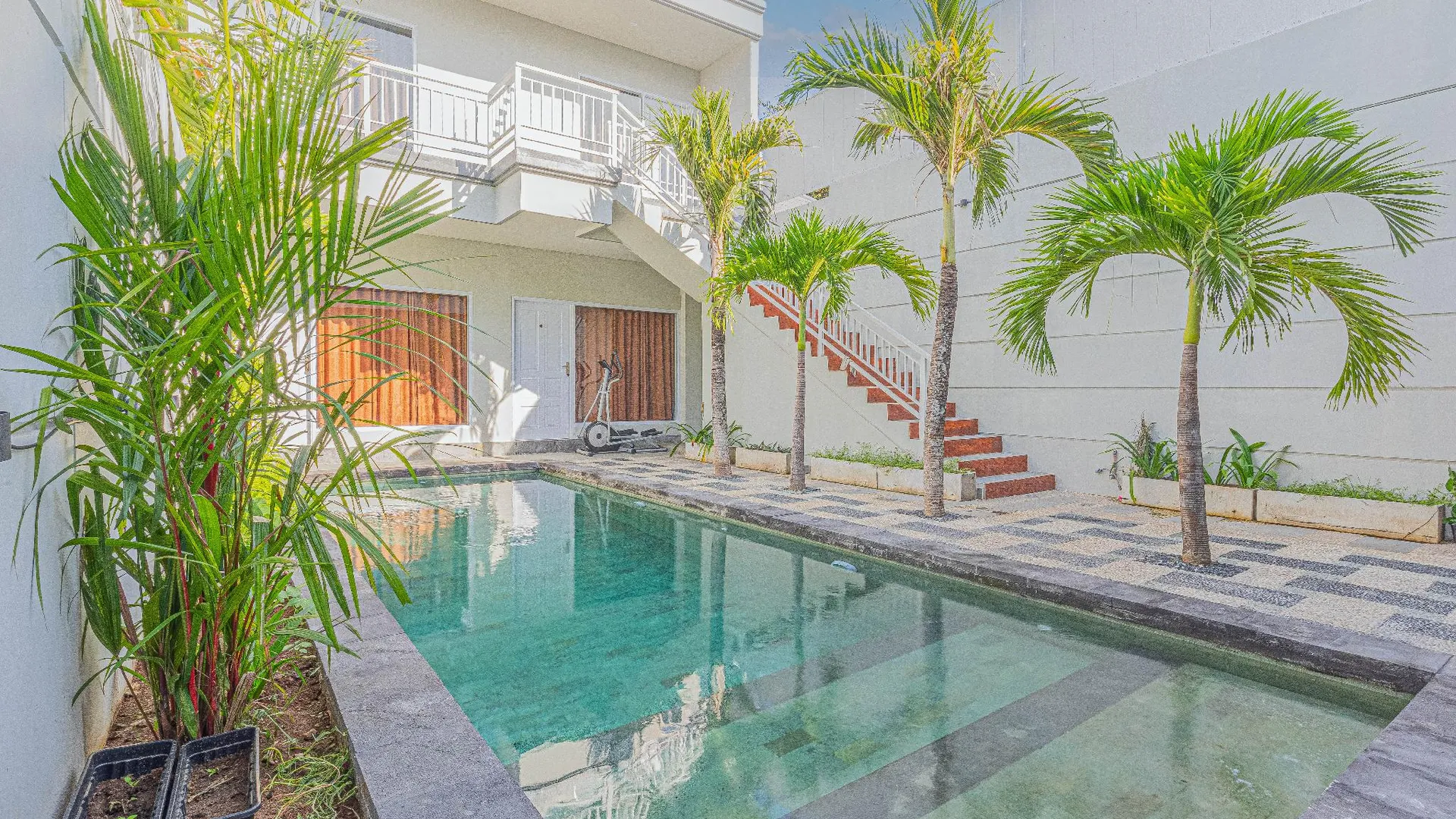 발리 빌라 로즈 2성급 호텔 객실