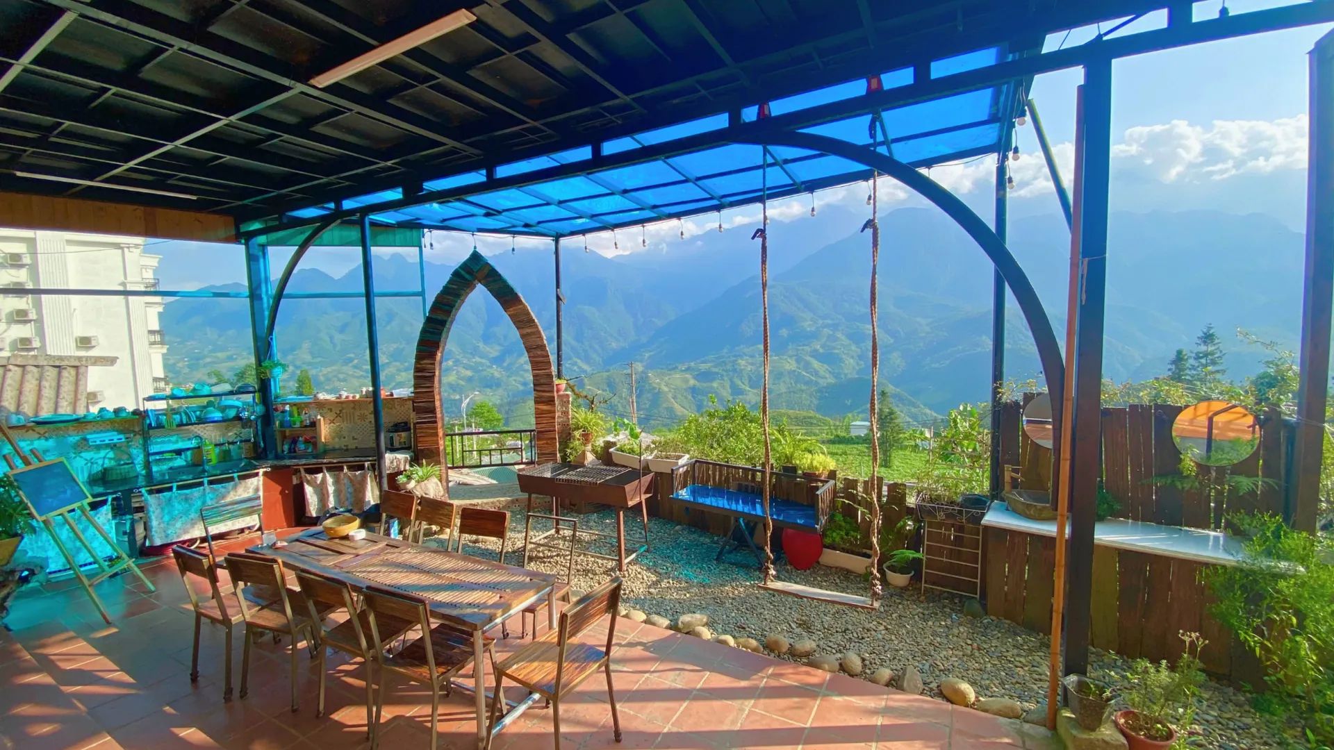 사파 D 홈 사파 2 3성급 호텔 로비