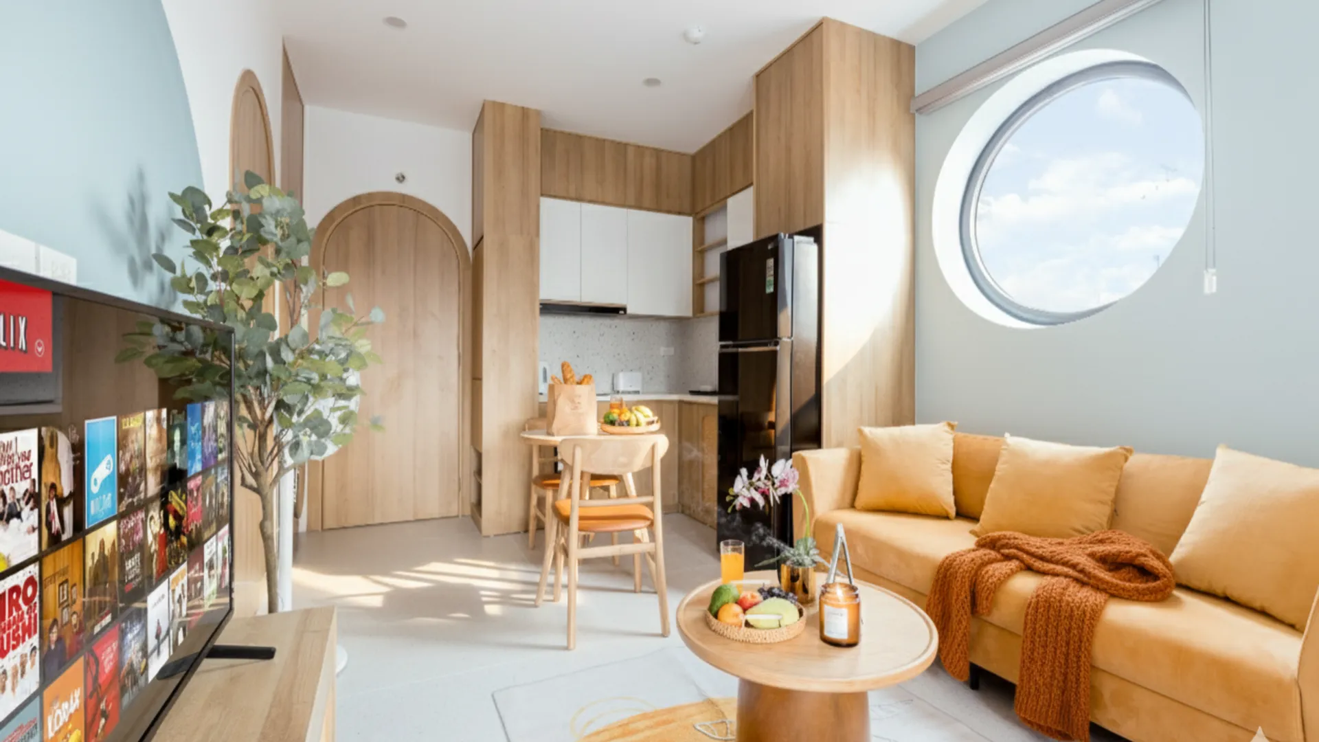 하노이 크레센도 부티크 스튜디오 5성급 호텔 객실