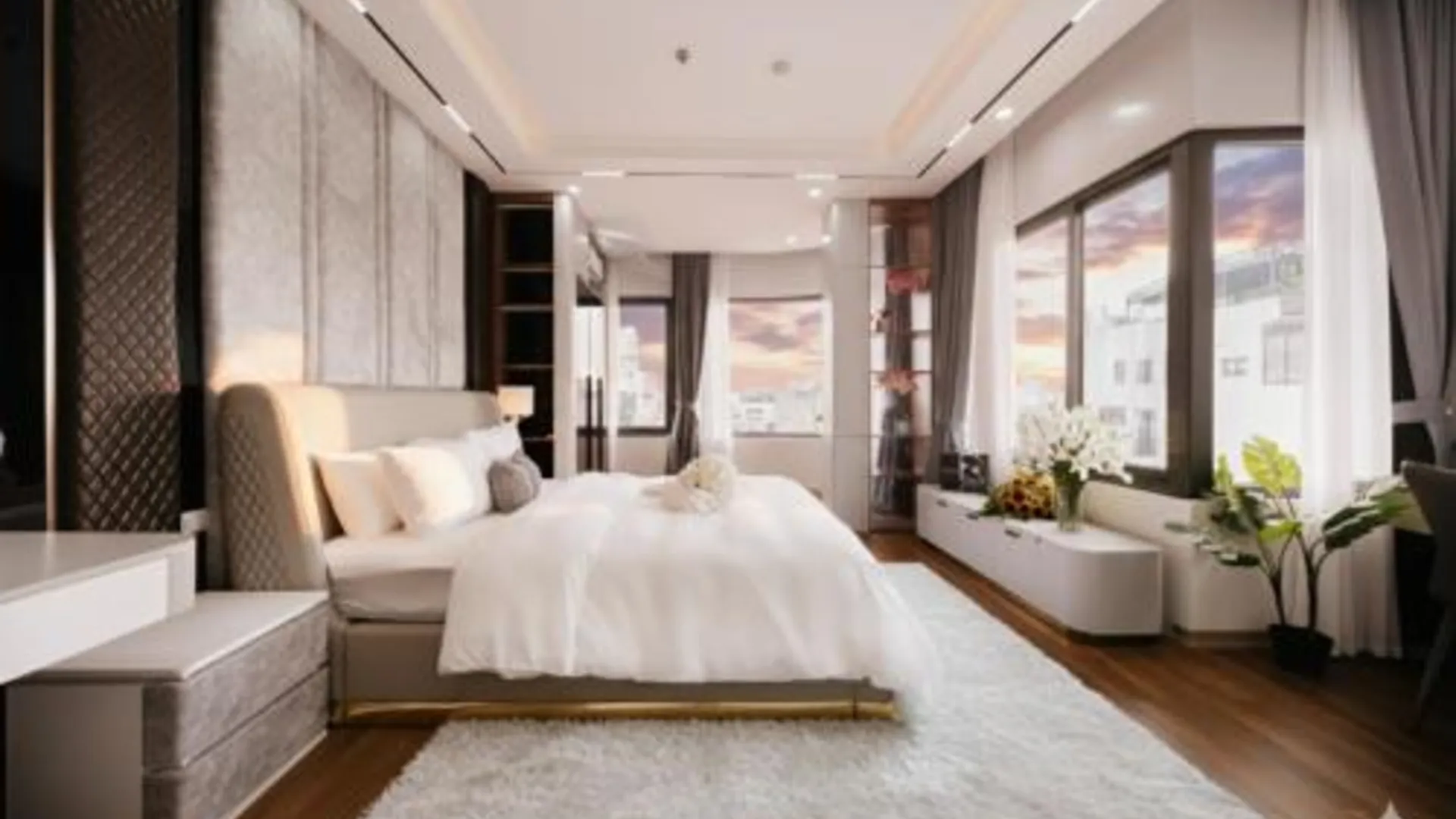 하노이 크레센도 유니크 스튜디오 4성급 호텔 로비