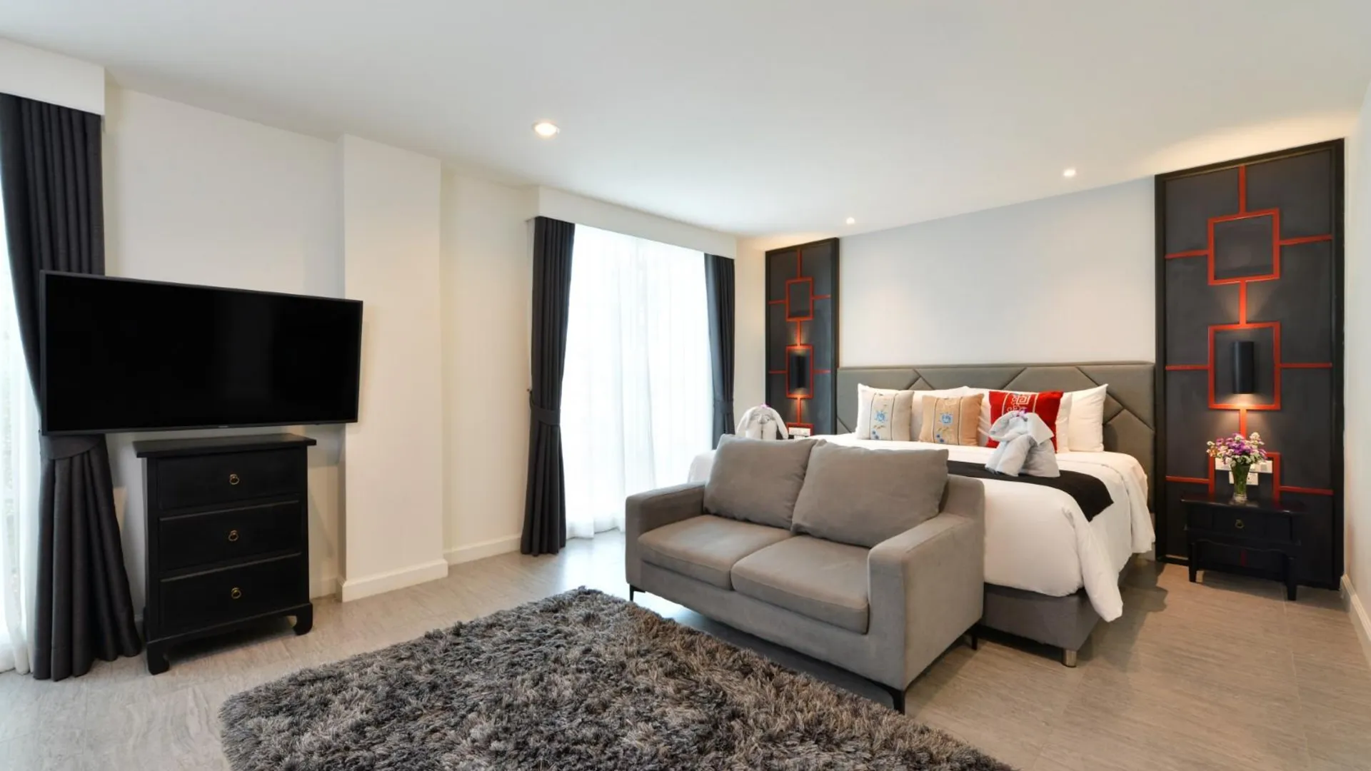 방콕 빌라 드 프라나콘 5성급 호텔 스위트룸