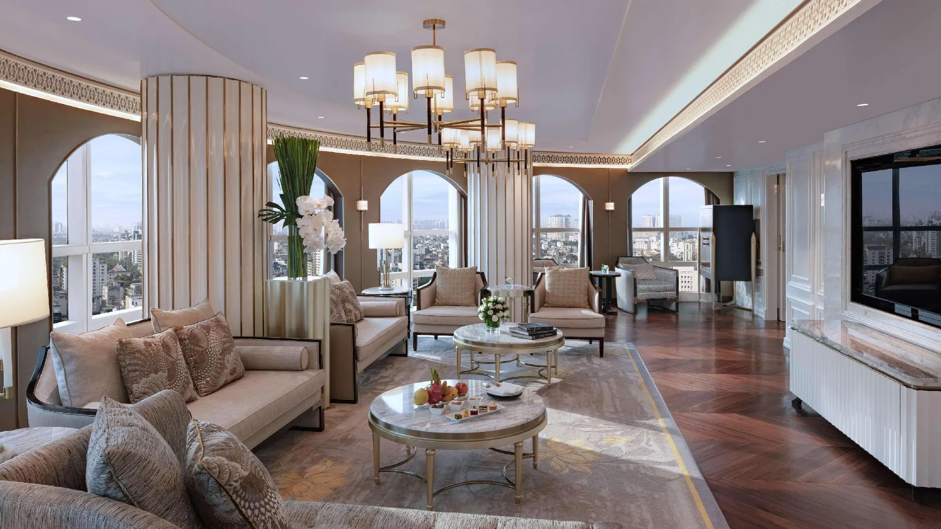 하노이 멜리아 하노이 호텔 5성급 호텔 로비