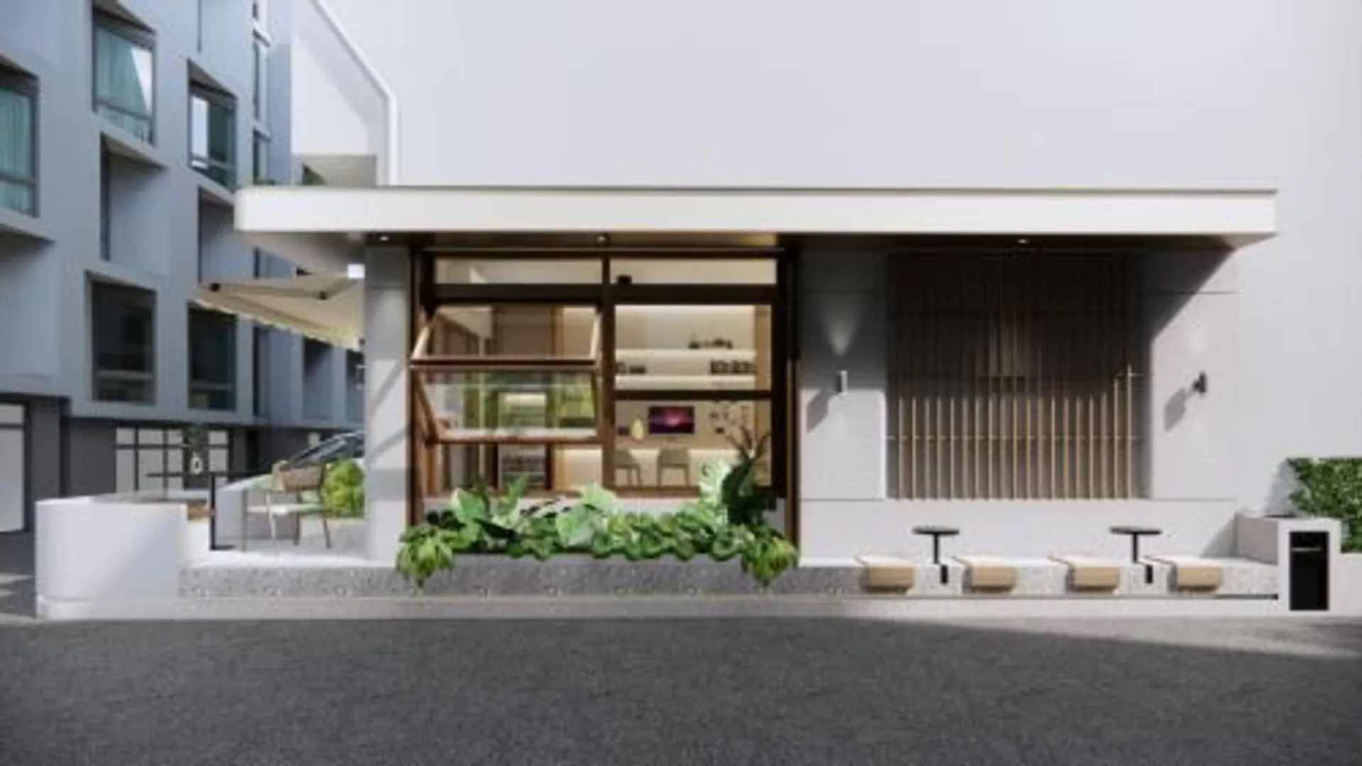 방콕 더 피프스 레지던스 호텔 3성급 호텔 외관