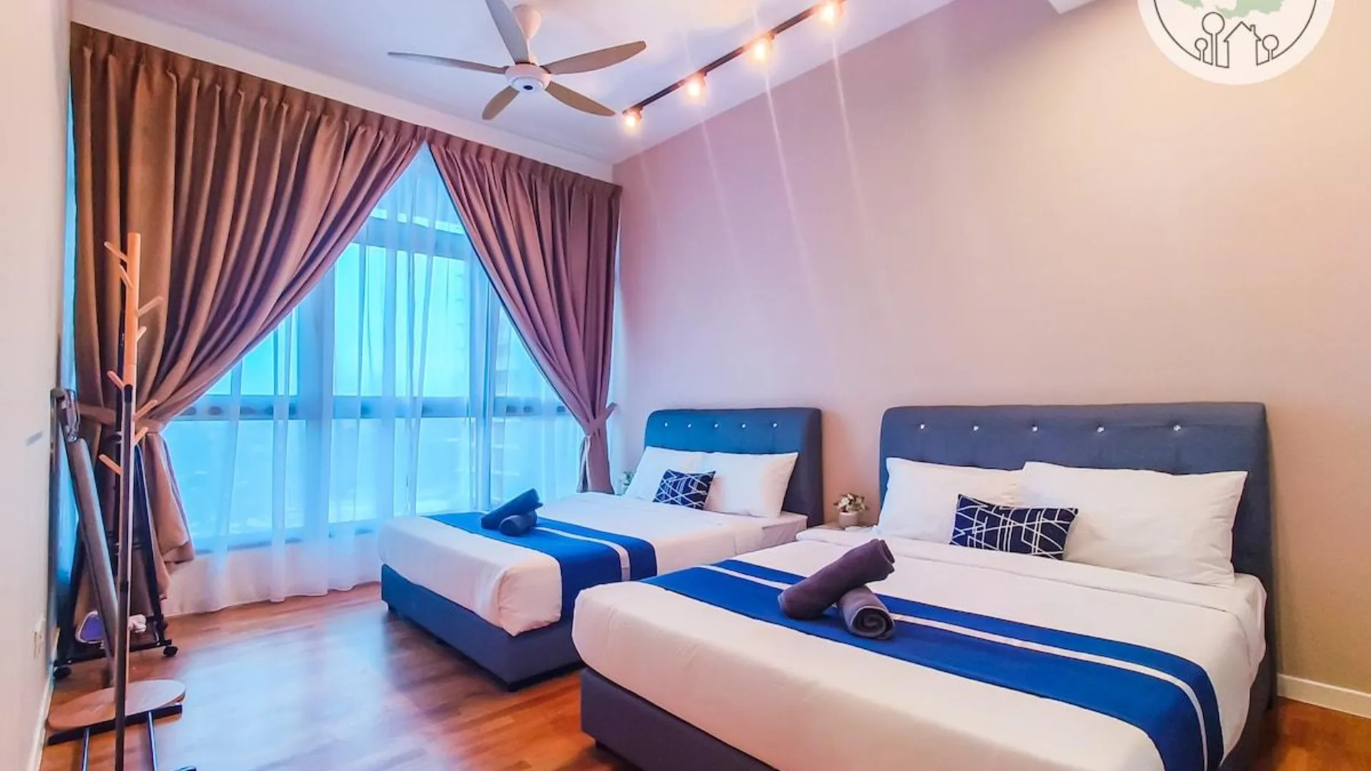 조호바루 / 조호르바루 탐포이의 아파트먼트 (45m², 침실 2개, 프라이빗 욕실 2개) 4성급 싱글룸 스위트룸