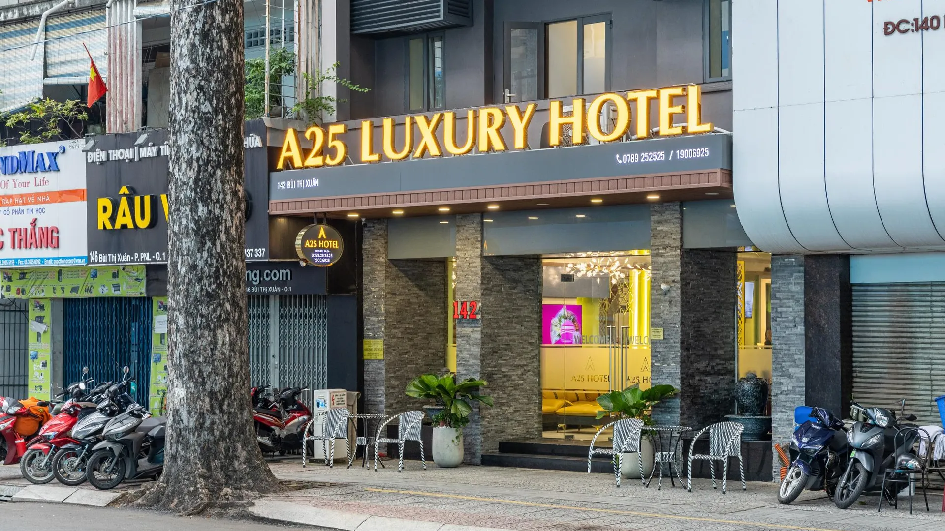 호치민 A25 호텔 - 142 부이 티 쑤언 1성급 호텔 객실