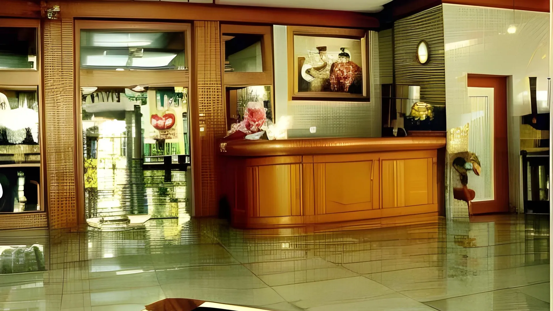 방콕 푼촉 맨션 2성급 호텔 레스토랑