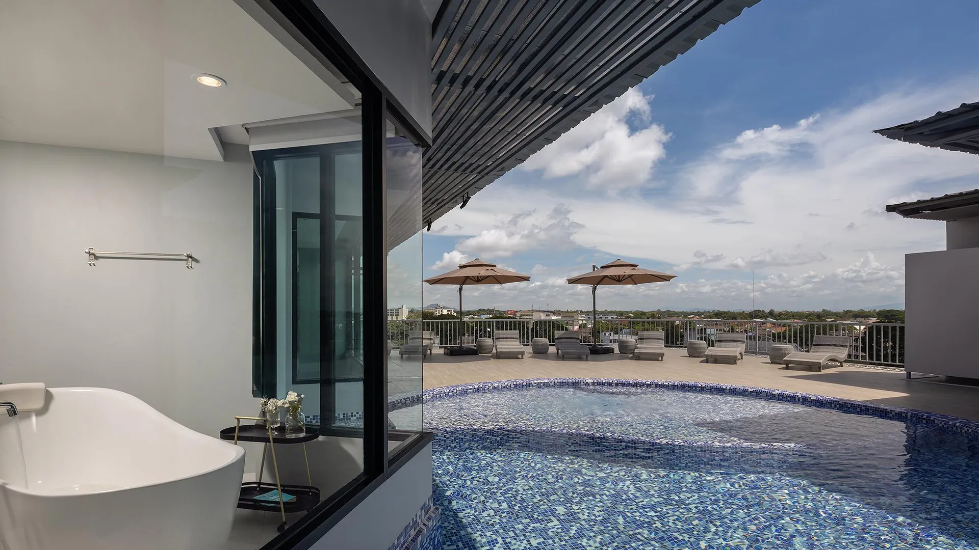 치앙라이 호텔 셀레네 치앙라이 4성급 호텔 전망