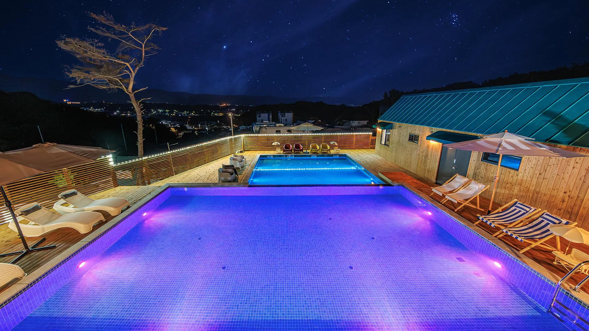 경주 경주 캠피언 카라반 2성급 게스트하우스 전망