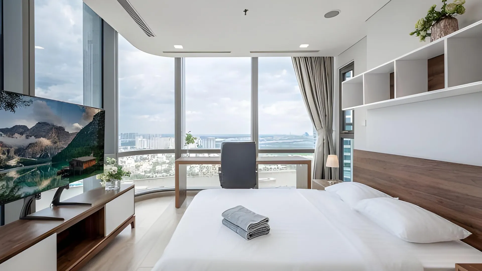 호치민 더 랜드마크 81 레지던스 럭셔리 스위트 5성급 호텔 스위트룸