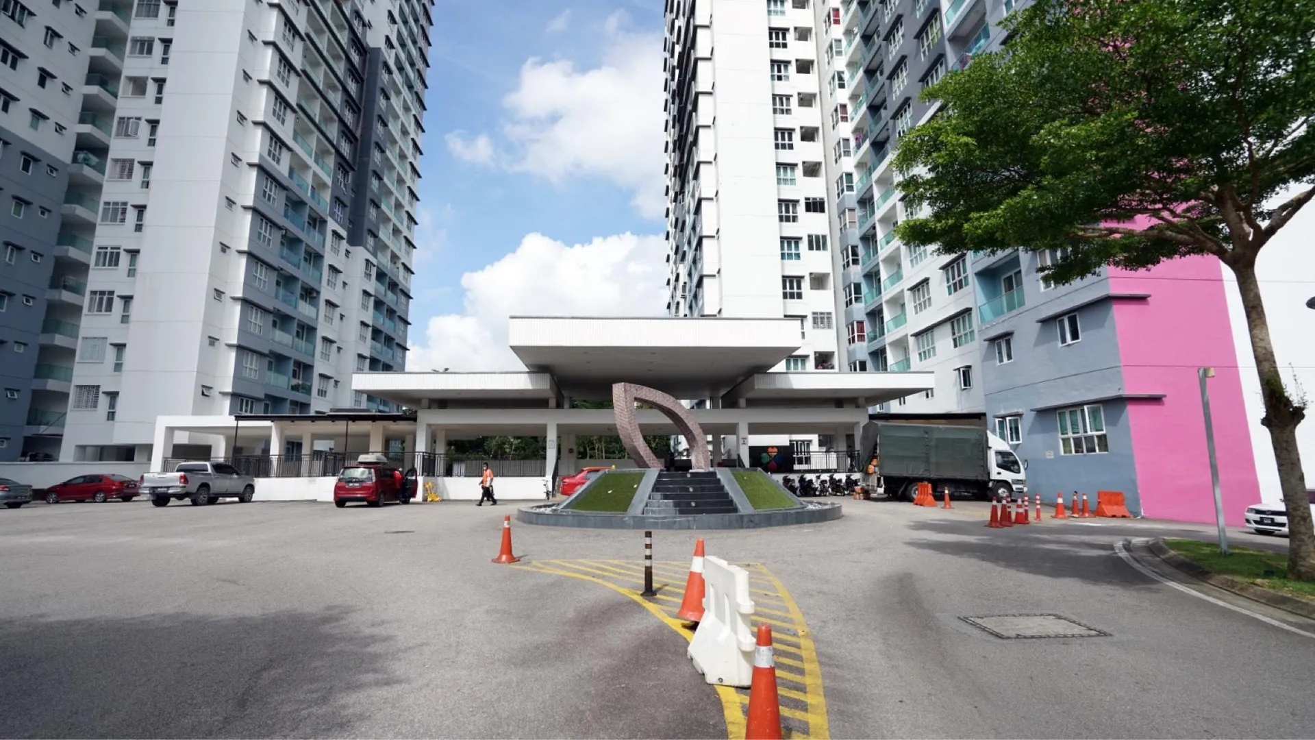 조호바루 / 조호르바루 라킨의 아파트먼트 (850m², 침실 2개, 프라이빗 욕실 2개) 4성급 싱글룸 수영장