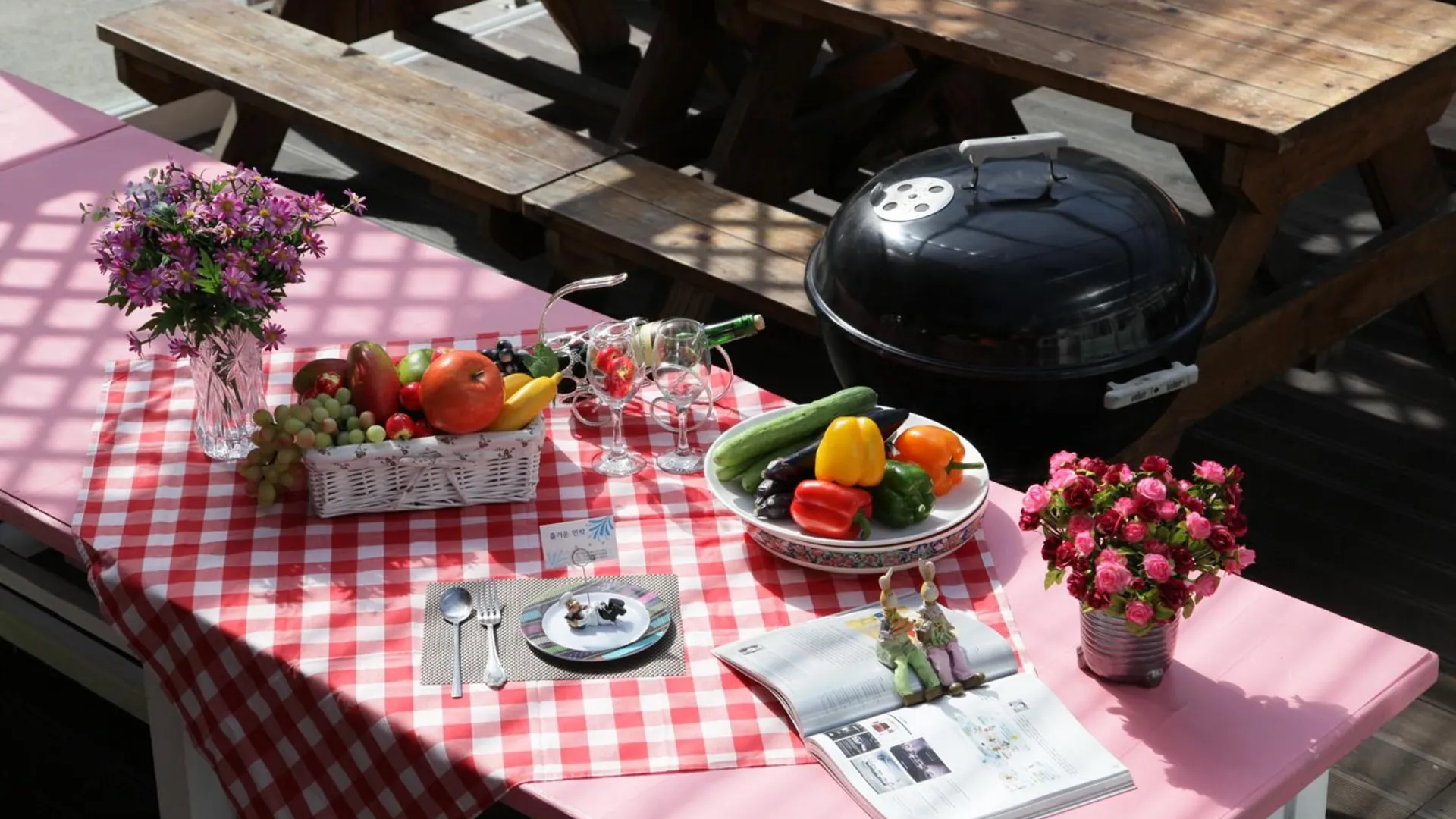 보령 대천 즐거운 펜션 2성급 게스트하우스 레스토랑