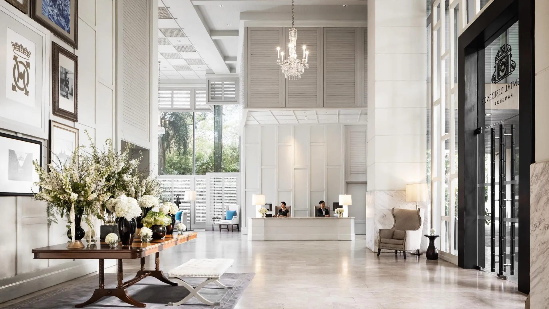 방콕 오리엔탈 레지던스 방콕 5성급 호텔 로비