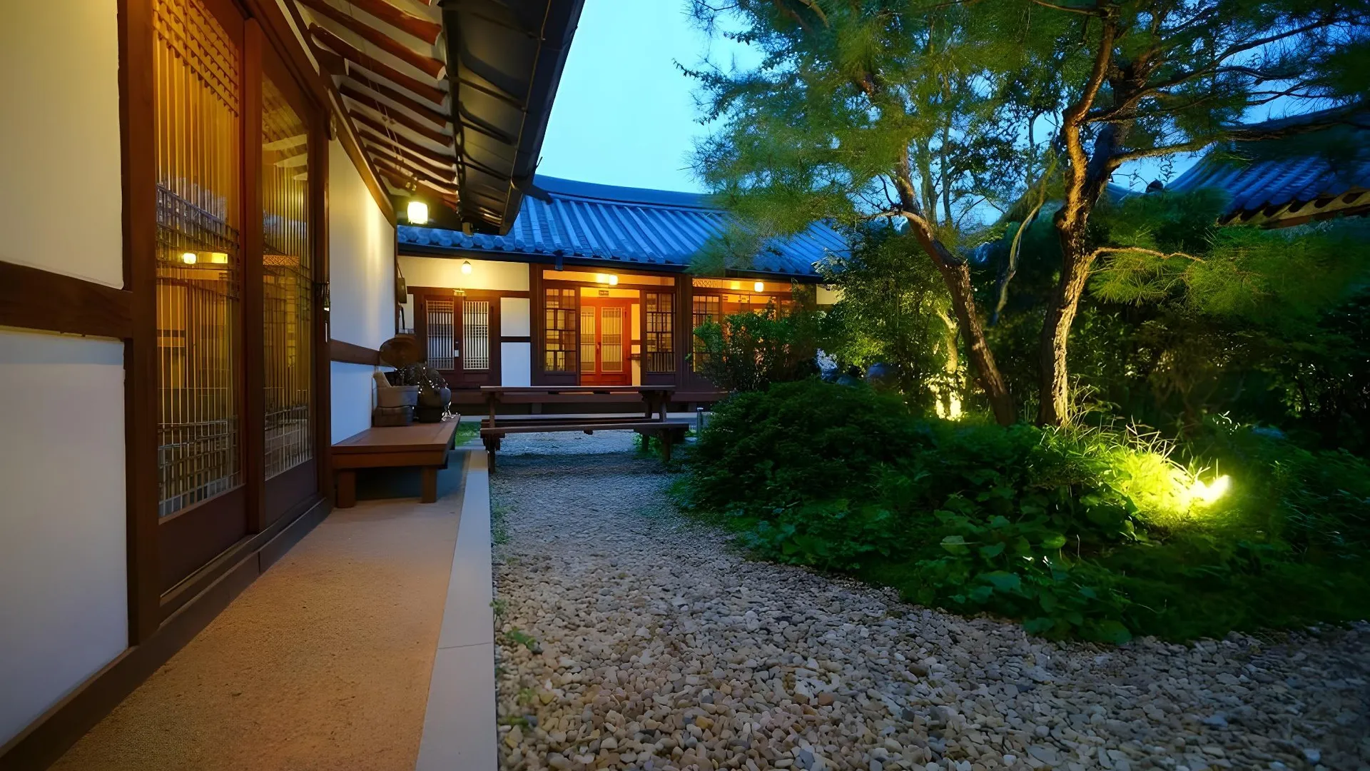 전주 마당 예쁜집 펜션 1성급 게스트하우스 로비