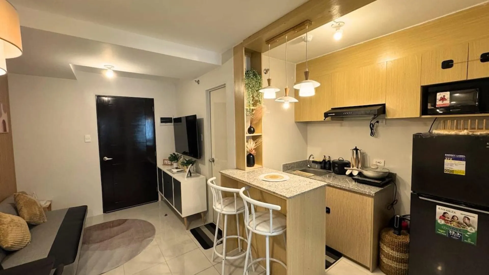 세부 카삼바간의 아파트먼트 (30.6m², 침실 2개, 프라이빗 욕실 1개) 2성급 싱글룸 객실