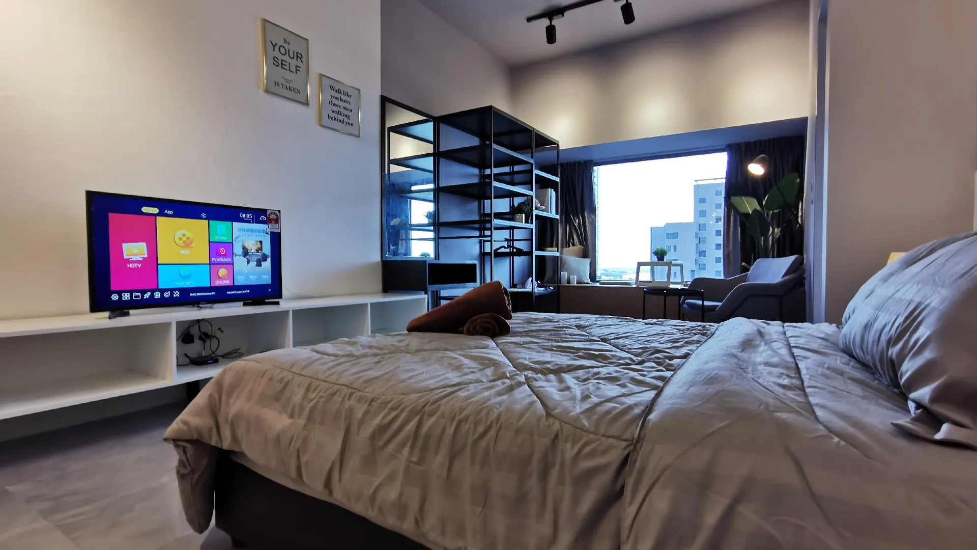 말라카 멜라카 라야의 아파트먼트 (43m², 침실 1개, 프라이빗 욕실 1개) 4성급 싱글룸 객실