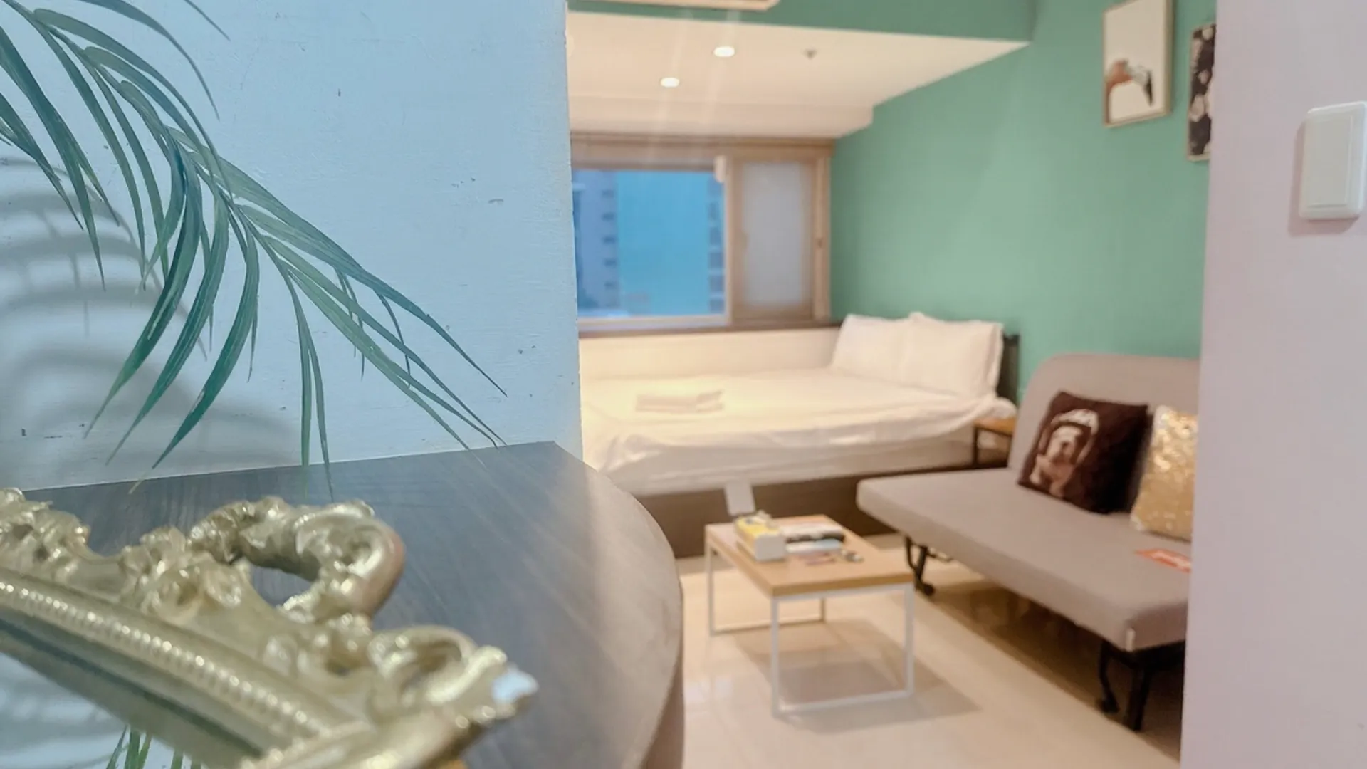 타이베이 다안 구의 스튜디오 아파트먼트 (49m², 프라이빗 욕실 1개) 2성급 싱글룸 로비