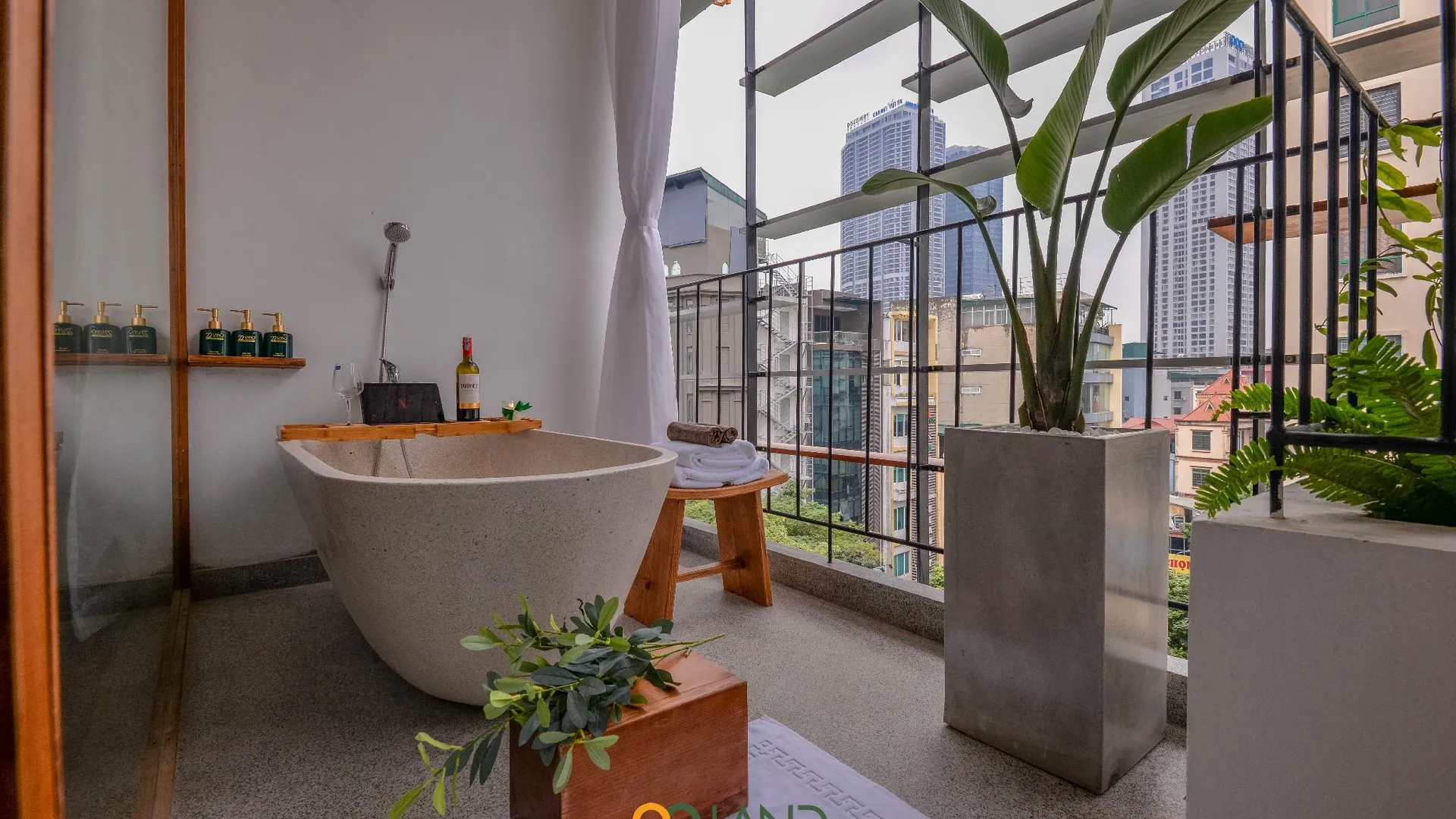 하노이 22랜드 레지던스 호텔 앤 아파트먼트 4성급 호텔 전망