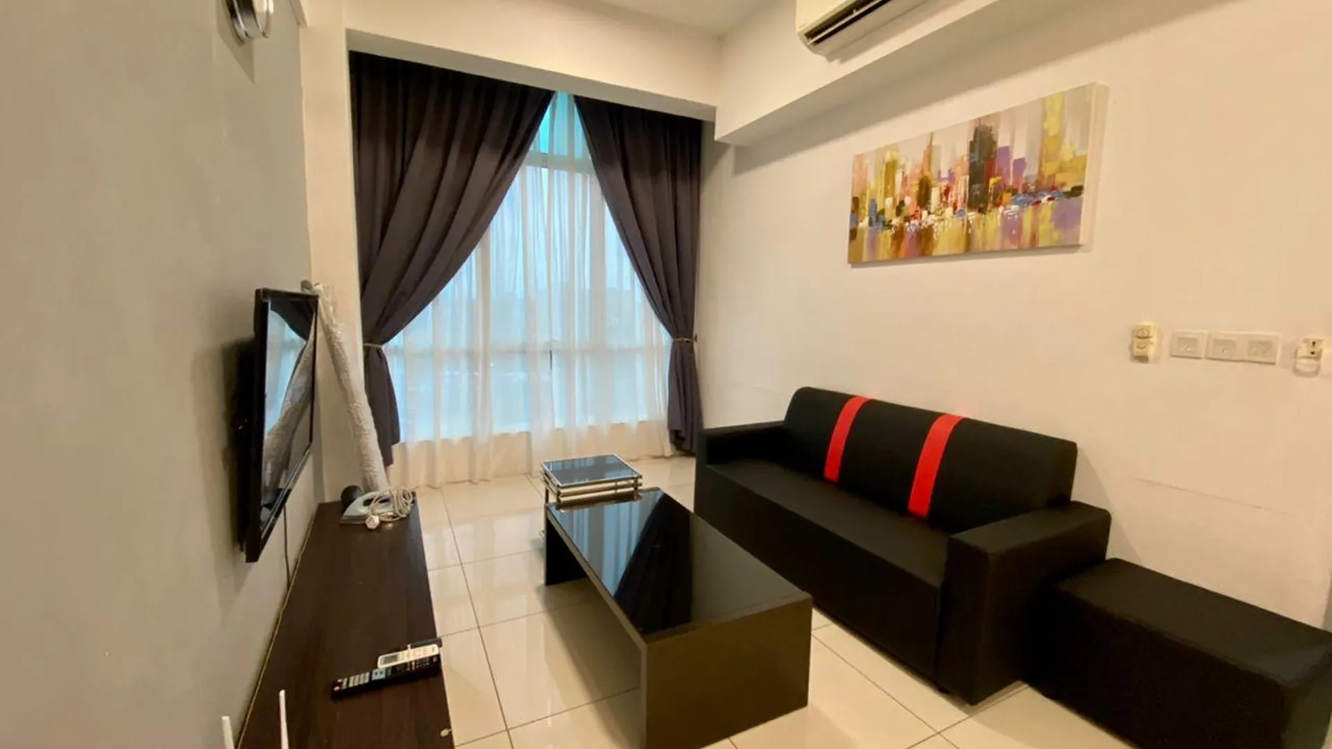 코타키나발루 탄중 아루의 아파트먼트 (68m², 침실 2개, 프라이빗 욕실 1개) 3성급 싱글룸 수영장