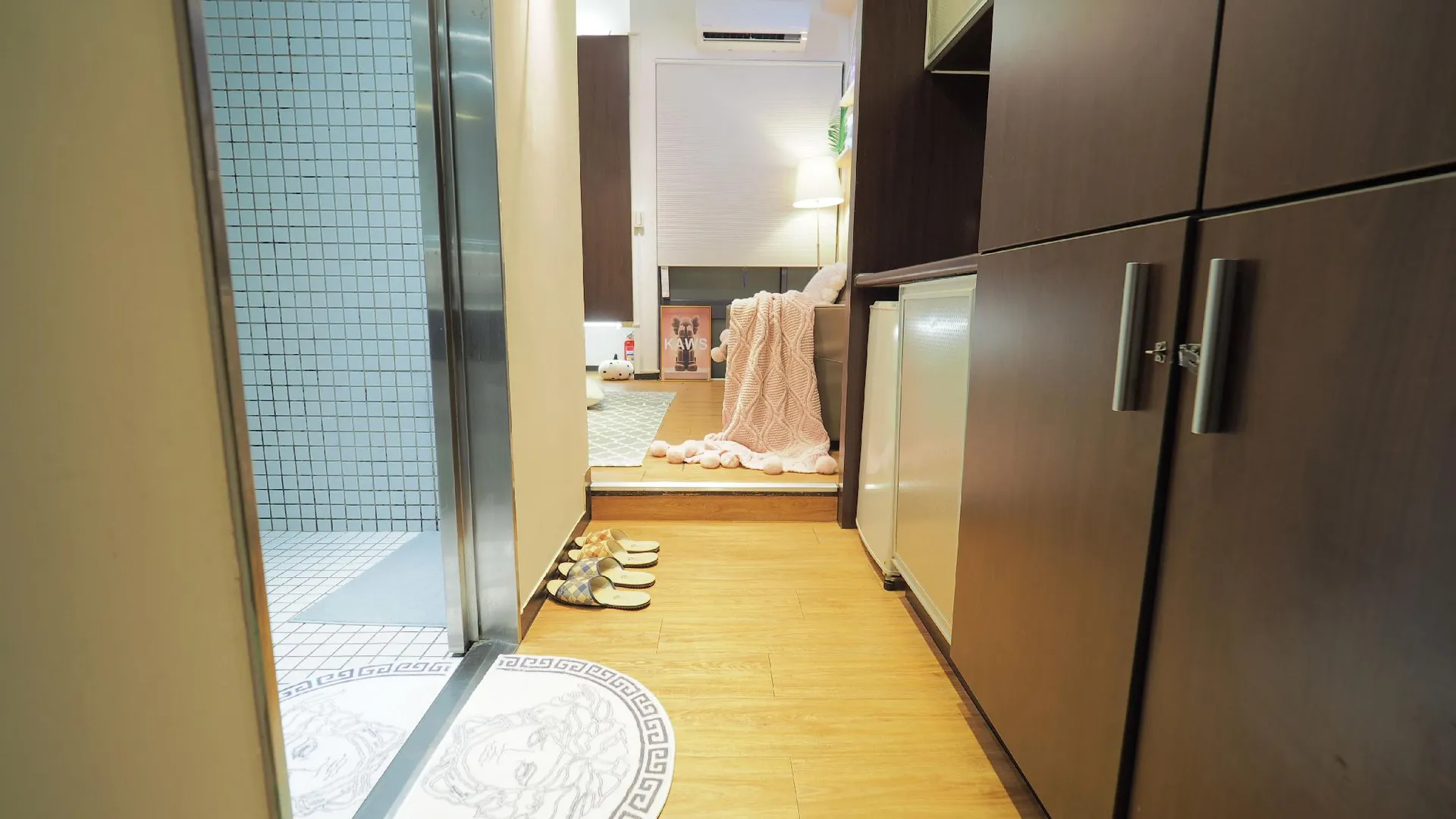 타이베이 시먼딩의 아파트먼트 (30m², 침실 1개, 프라이빗 욕실 1개) 2성급 싱글룸 전망