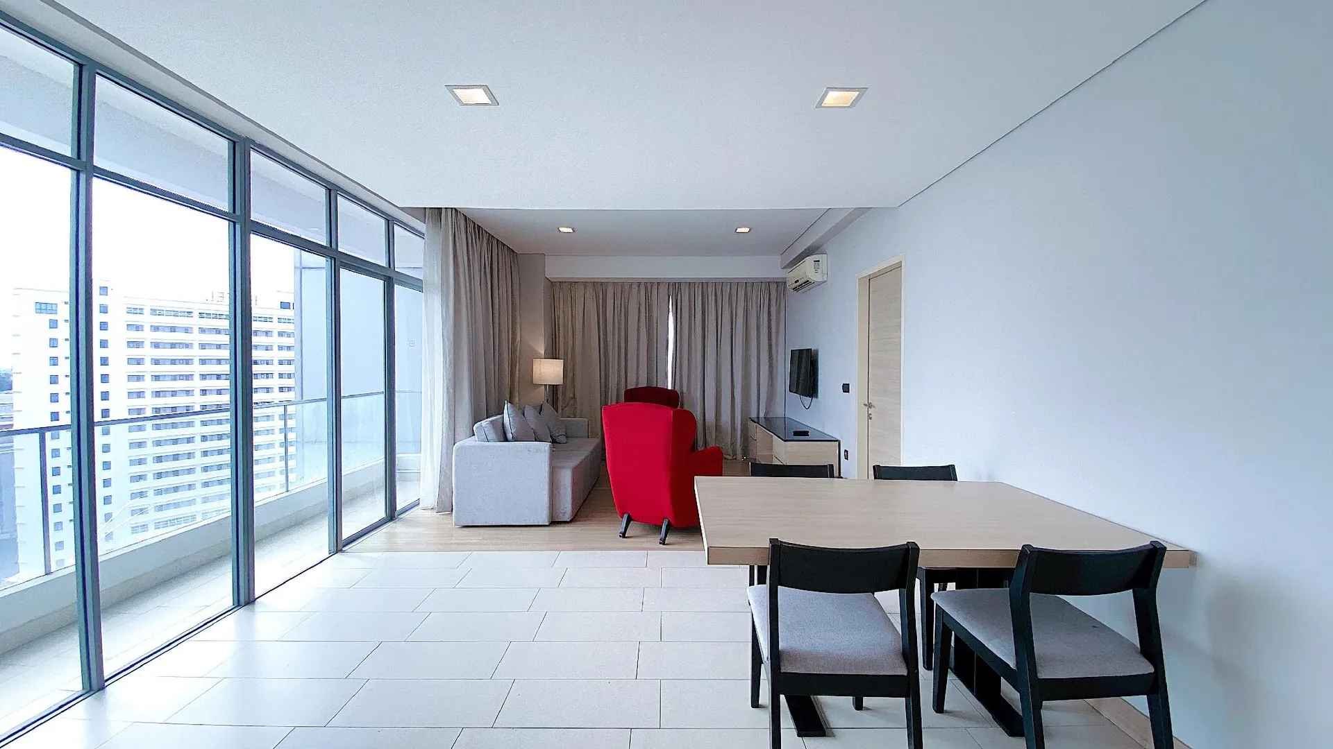 말라카 말라카 시내의 아파트먼트 (63m², 침실 1개, 프라이빗 욕실 1개) 3성급 싱글룸 수영장