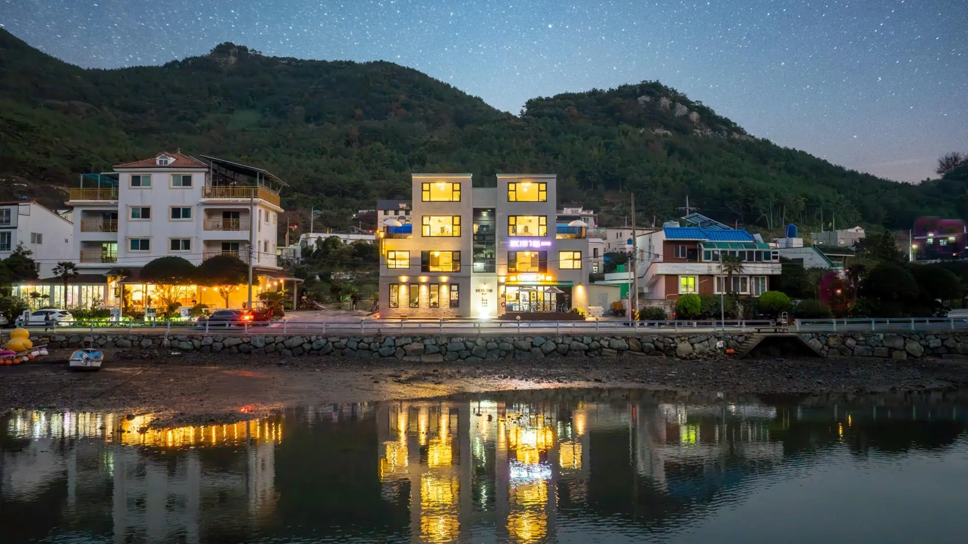 통영 Sea Mood Full Ocean Stay 4성급 호텔 레스토랑