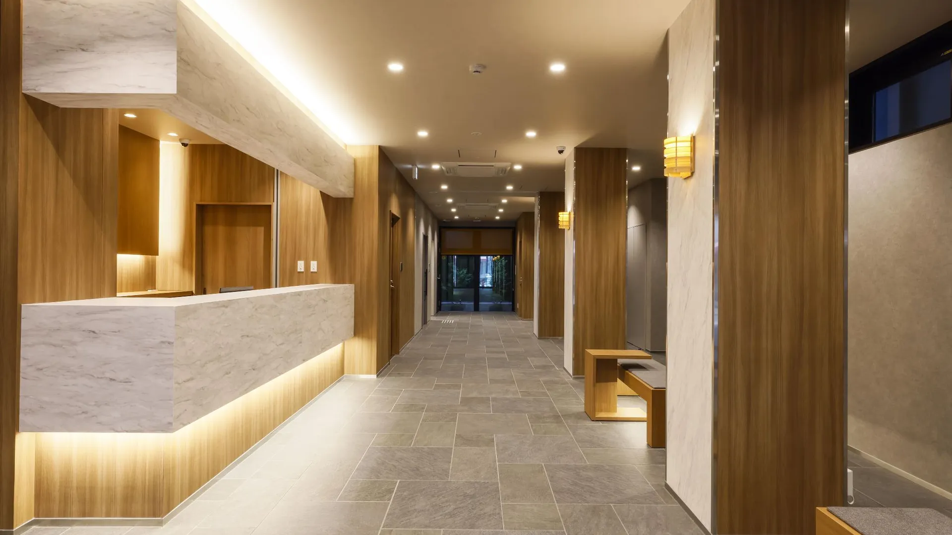 오사카 플럼 호텔 3성급 호텔 로비