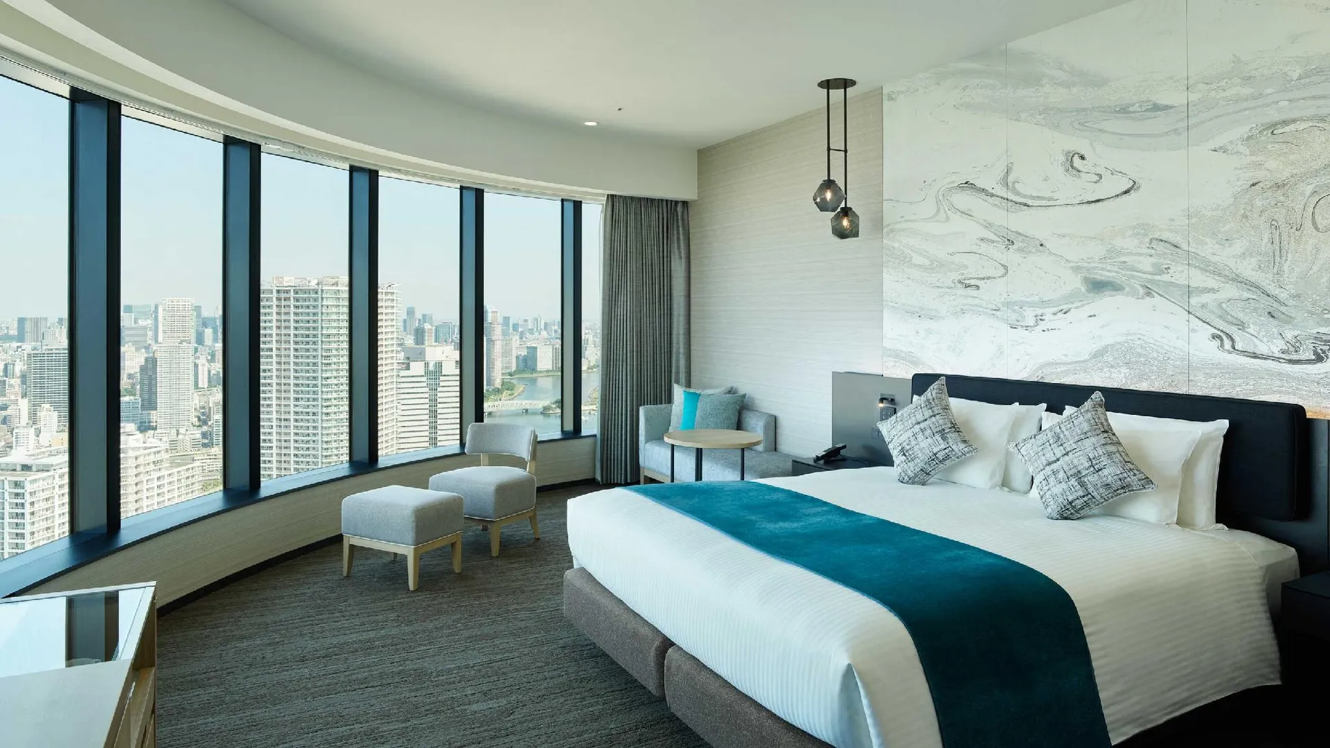 도쿄 / 동경 미츠이 가든 호텔 토요스 프리미어 / 도쿄 5성급 호텔 스위트룸