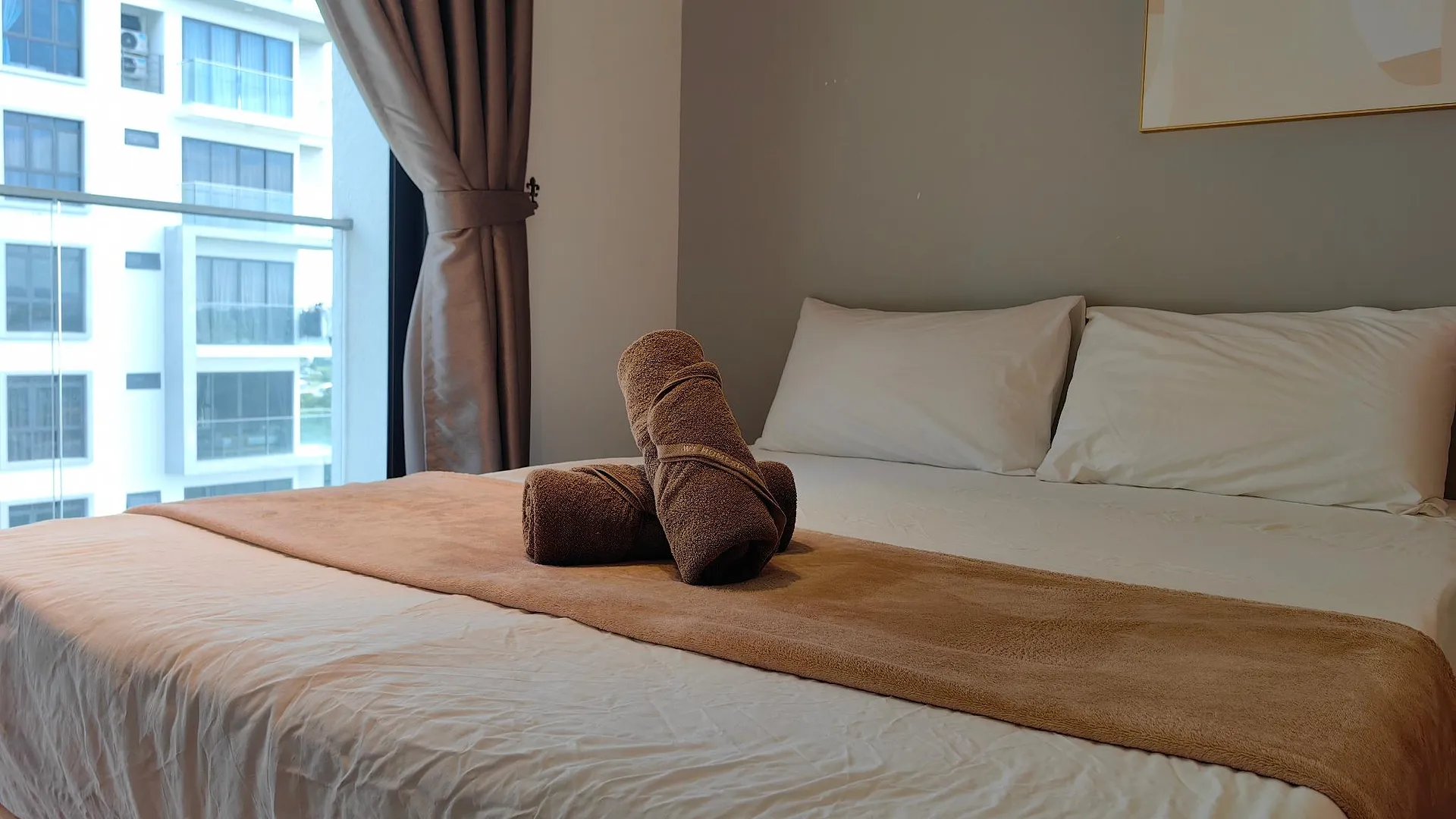 코타키나발루 Free Parking|SunsetView|KAvenue|Balcony 1BR 4 Pax 4성급 싱글룸 스위트룸