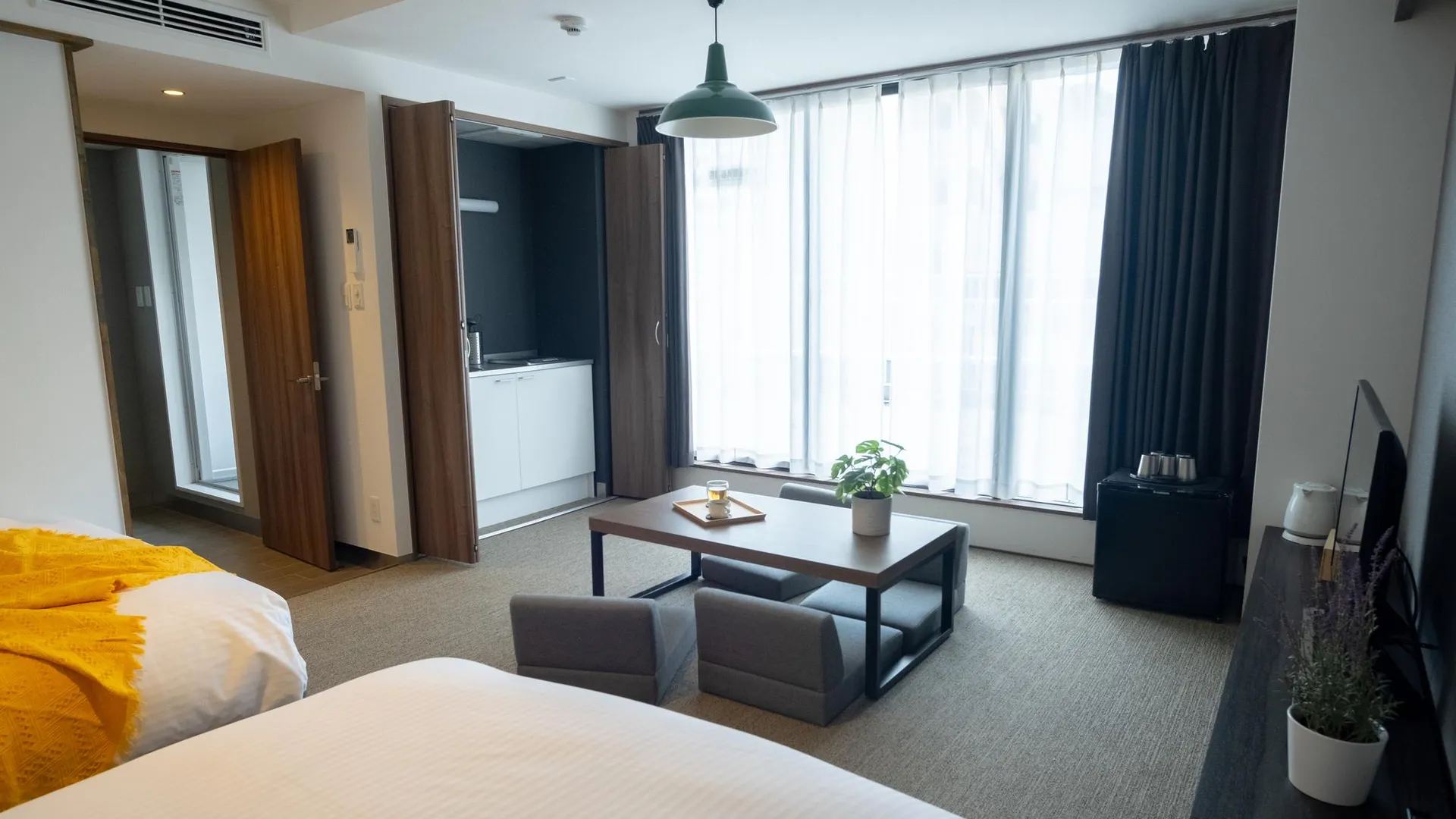 오사카 웨이페어러 신사이바시 3성급 호텔 스위트룸