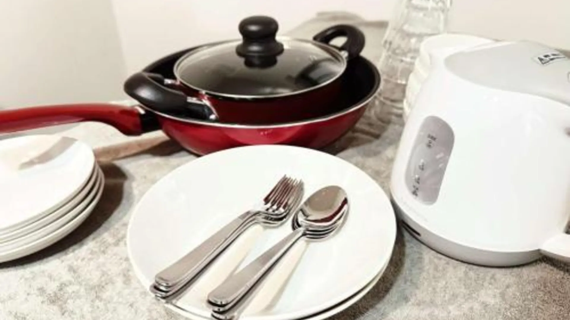 후쿠오카 カトレア天神南102 2성급 싱글룸 레스토랑