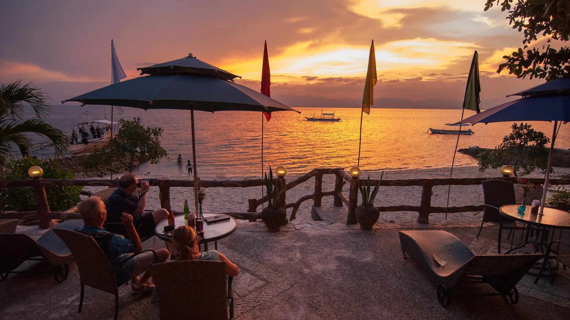 세부 수미시드 로지 1성급 호텔 로비