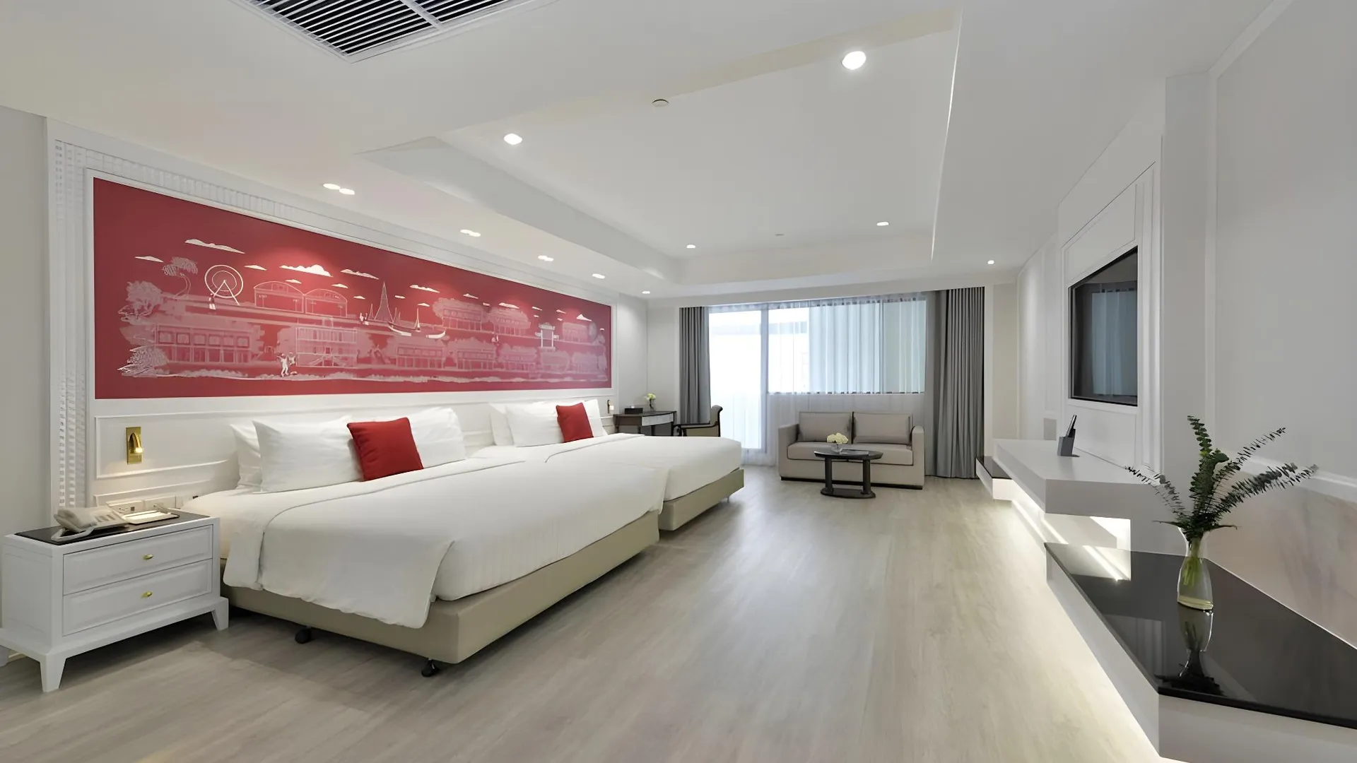 방콕 센터 포인트 플러스 호텔 실롬 4성급 호텔 전망