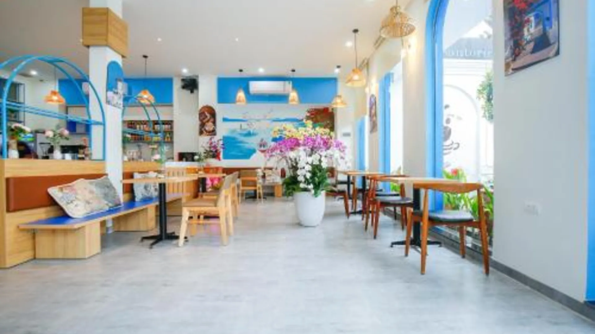 다낭 산토리니 하우스 앤 커피 2성급 호텔 레스토랑