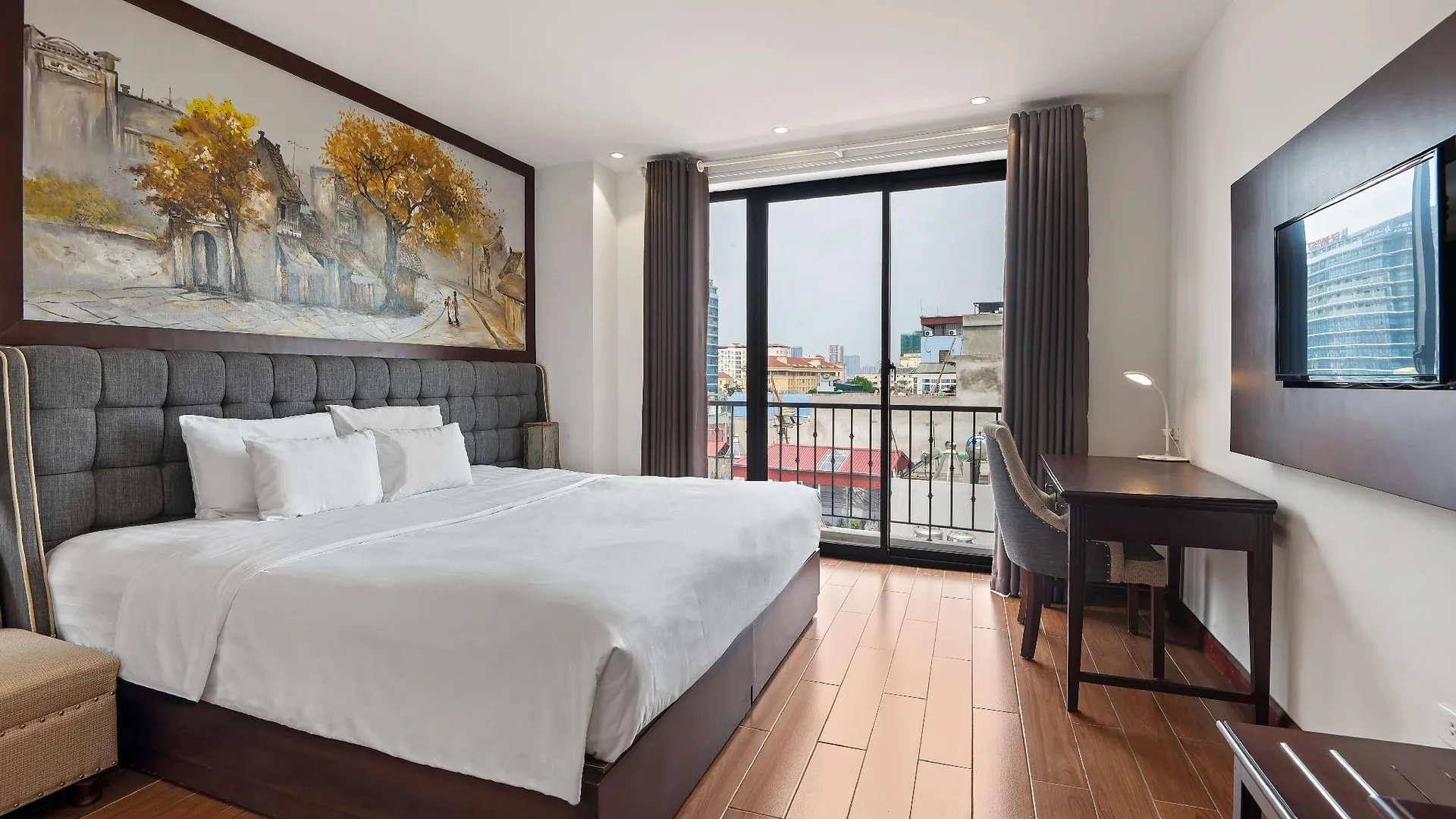 하노이 22랜드 레지던스 호텔 앤 스파 하노이 4성급 호텔 전망