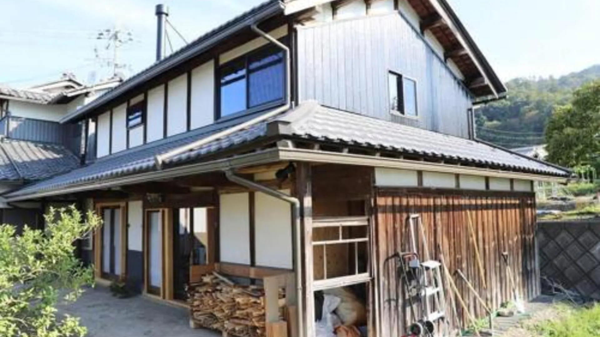 교토 가메오카의 빌라 (70m², 침실 1개, 프라이빗 욕실 1개) 4성급 게스트하우스 수영장