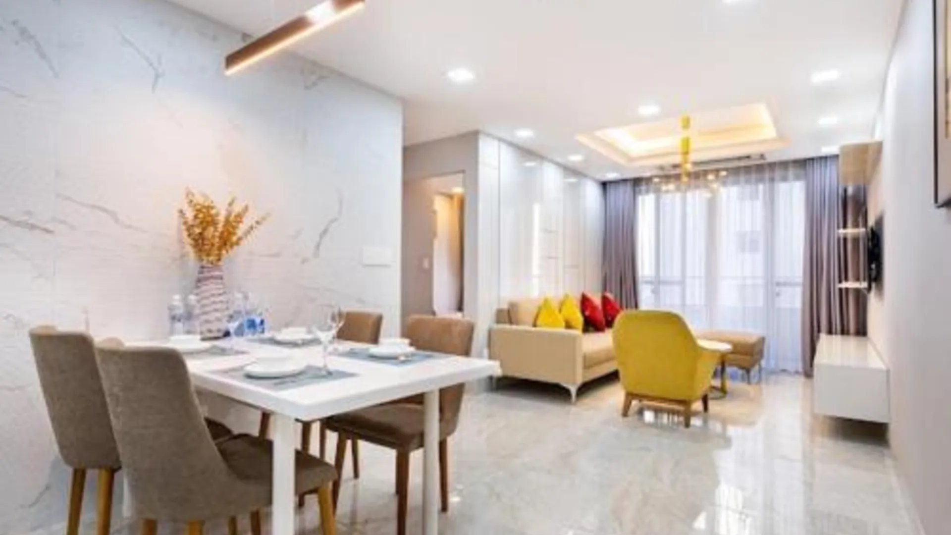 호치민 마이클 아파트먼트 5성급 호텔 외관