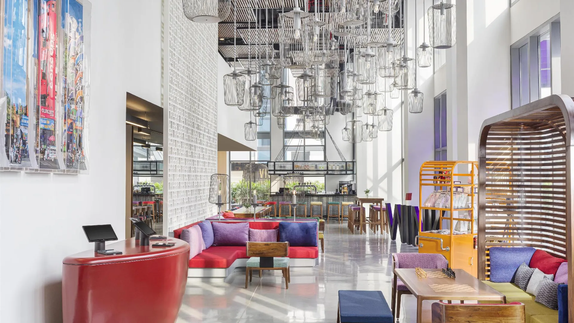 호치민 윙크 호텔 사이공 센터 4성급 호텔 로비