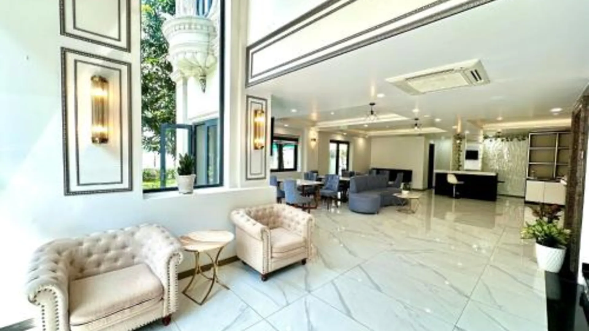 호치민 그랜드 파크 호텔 앤 아파트먼트 푸미흥 3성급 호텔 로비