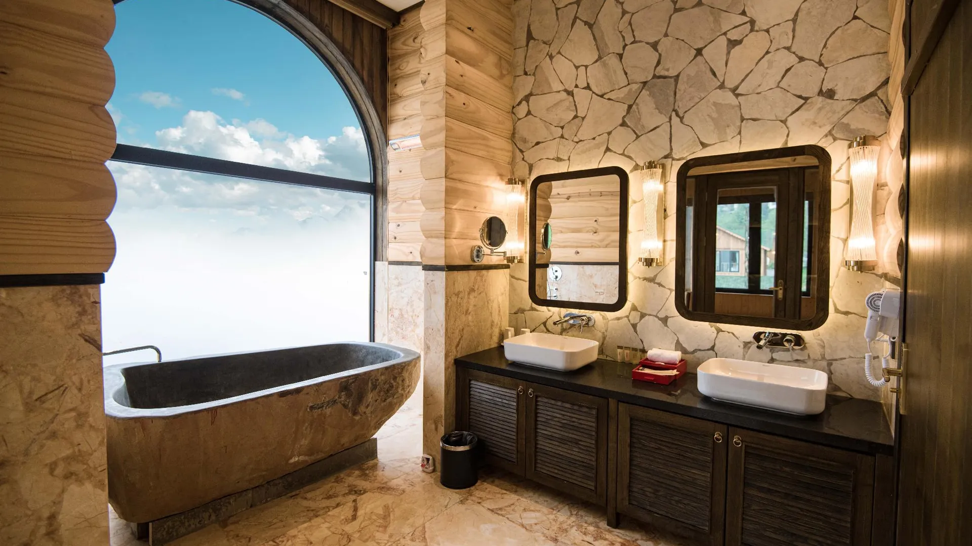 사파 사파 캣캣 힐스 리조트 앤 스파 4성급 호텔 전망