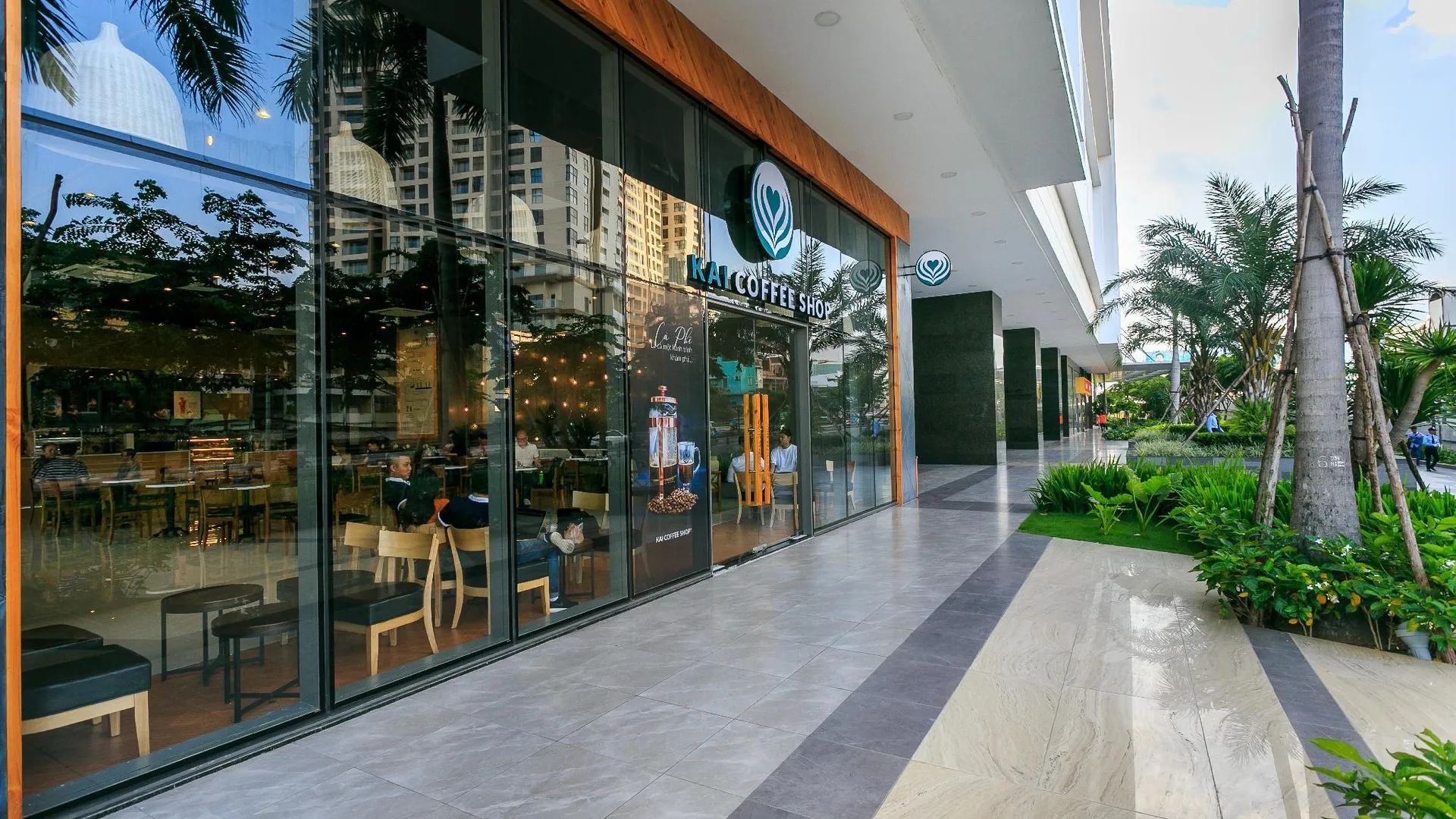 호치민 4군의 스튜디오 아파트먼트 (28m², 프라이빗 욕실 1개) 4성급 싱글룸 외관