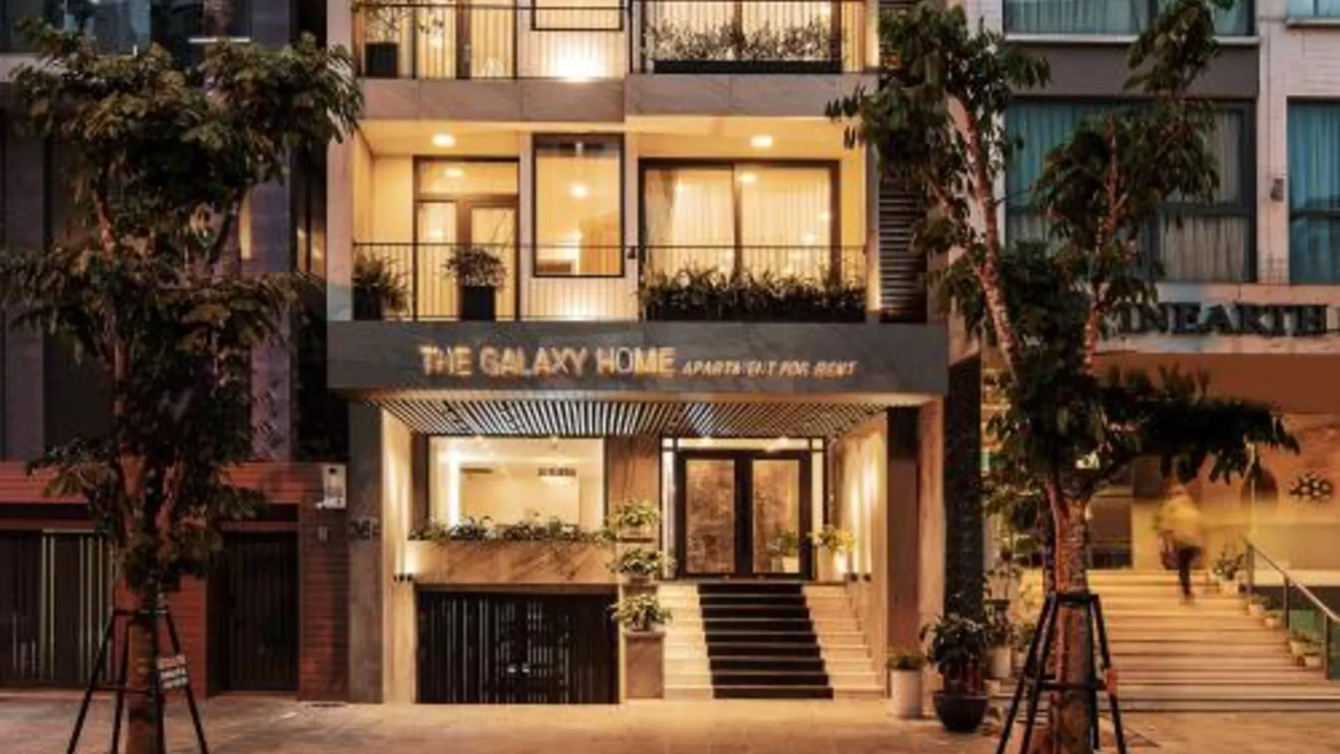 하노이 더 갤럭시 홈 호텔 앤 아파트먼트 4성급 호텔 로비